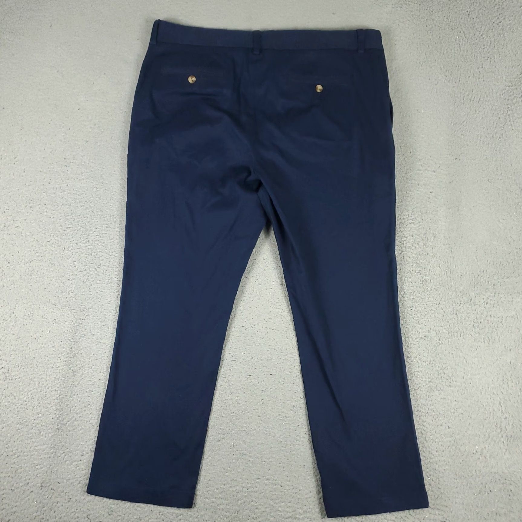 Vineyard Vines VINTAGE Vineyard Vines Men’s Pants Size 36x27 Blue Chino Flat Front Casual Dress Size US 36 / EU 52 - 7 Thumbnail