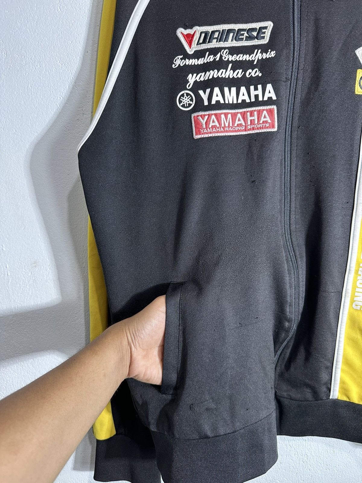 Yamaha CRAZY FASHION MAGPIE 1997 Track Jacket YAMAHA YELLOW CORN Size US XL / EU 56 / 4 - 3 Thumbnail