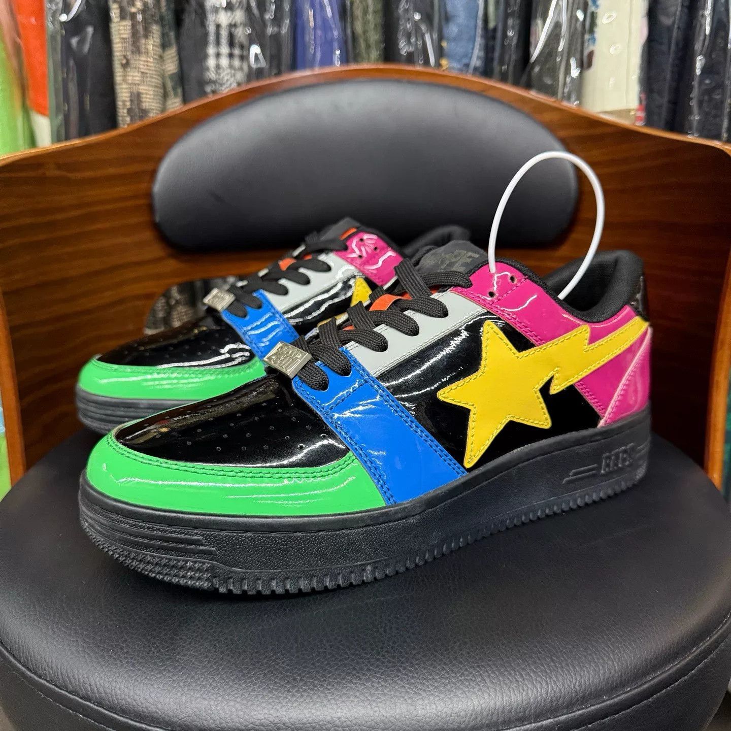 Bape Bape Limited Black Lowtop Sneakers 9 Men Size US 9 / EU 42 - 1 Thumbnail