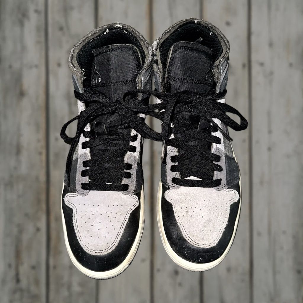 Nike Nike Air Jordan Craft Inside Out Black Cement Grey DM9652-001 Men’s 9 Shoes Mid SE Black Grey Nike Jordan 1 Mid SE Men’s 9 Size US 9 / EU 42 - 1 Thumbnail