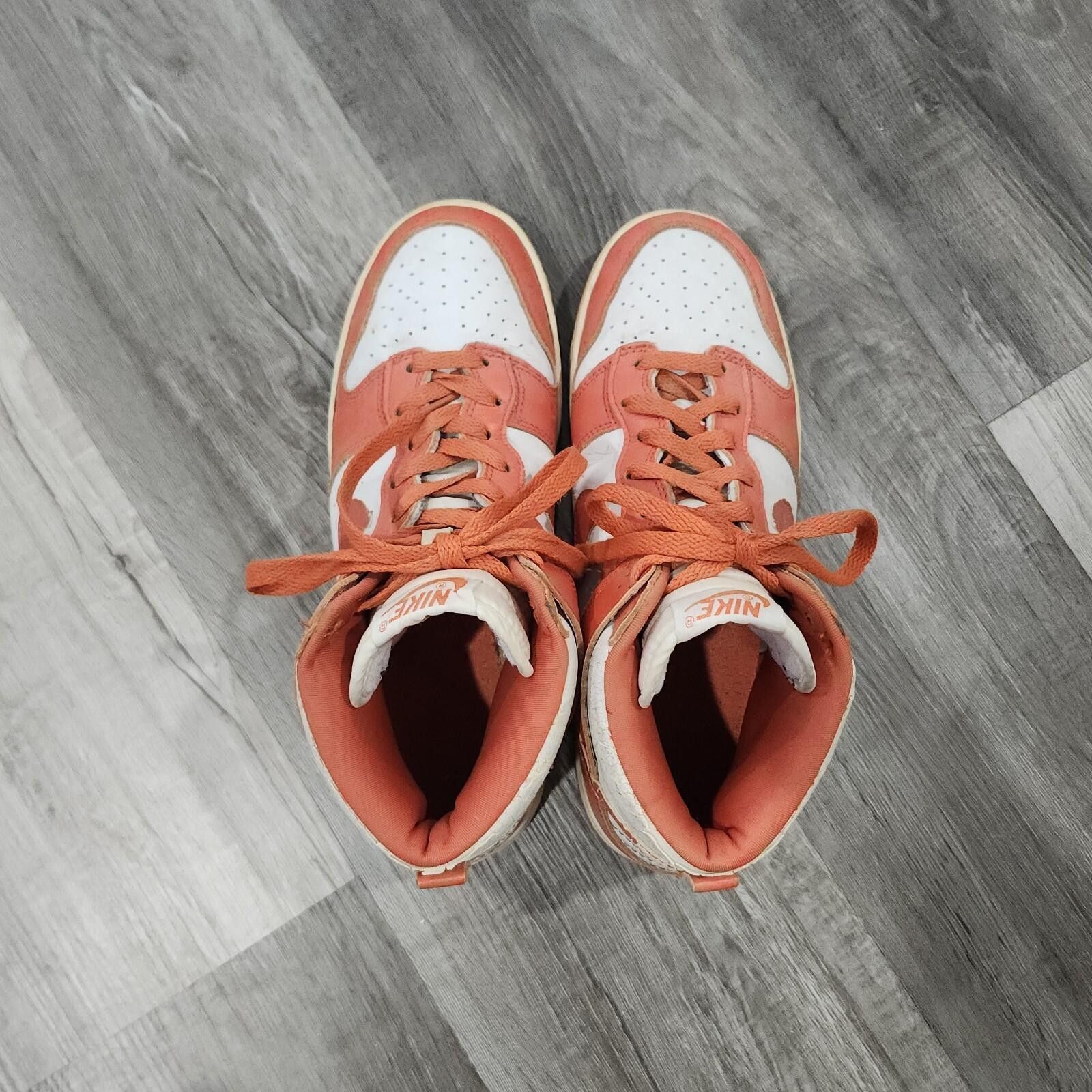Nike Vintage 1999 Nike Dunk High Syracuse Orange White Mens 10 Size US 10 / EU 43 - 4 Thumbnail
