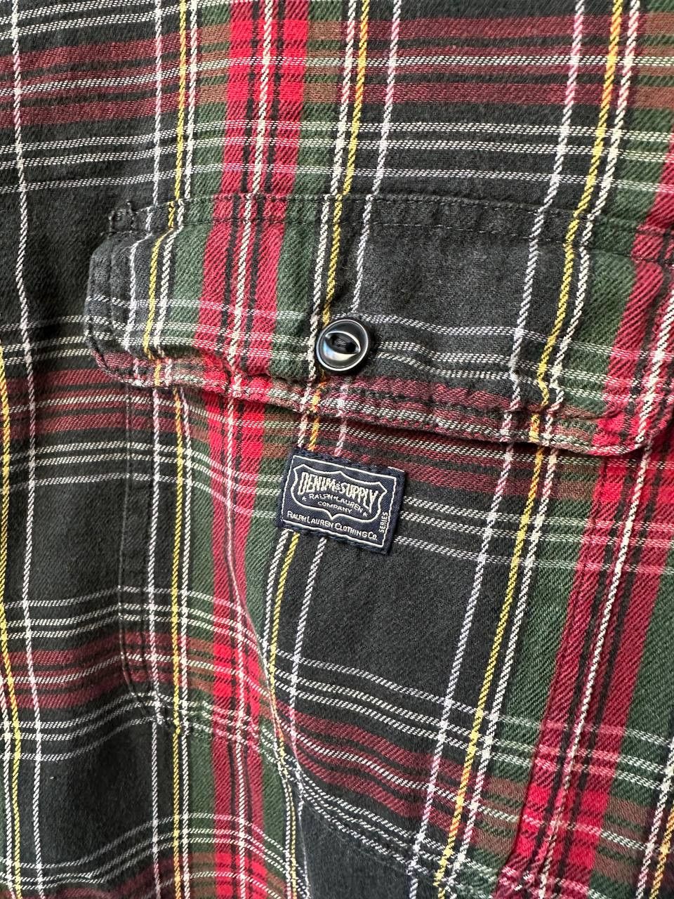 Denim & Supply Ralph Lauren Ralph Lauren Denim Supply Vtg Check Flannel Button Up Shirt Size US L / EU 52-54 / 3 - 10 Thumbnail