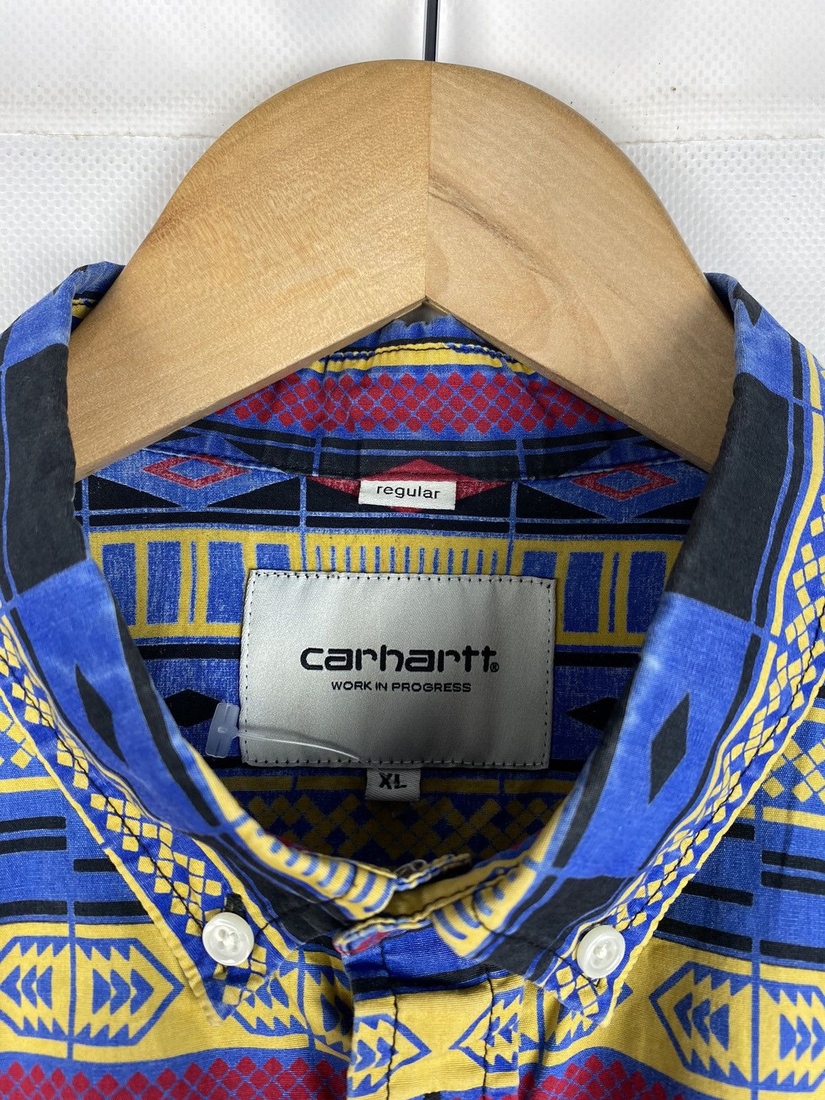Other Carhartt WIP S/S Mason geometric pattern shirt size Xl Size US XL / EU 56 / 4 - 10 Thumbnail