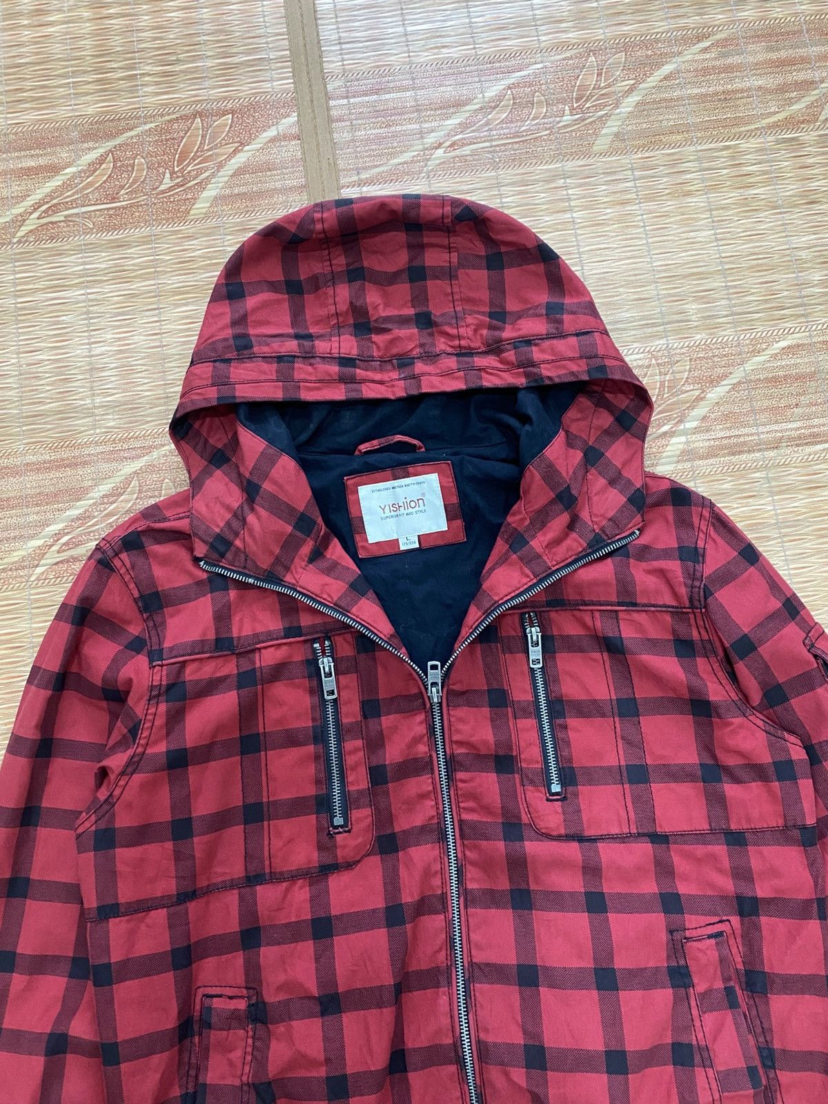 Japanese Brand Japanese Yishion Plaid Jacket Hysteric Kmrii Size US L / EU 52-54 / 3 - 7 Thumbnail