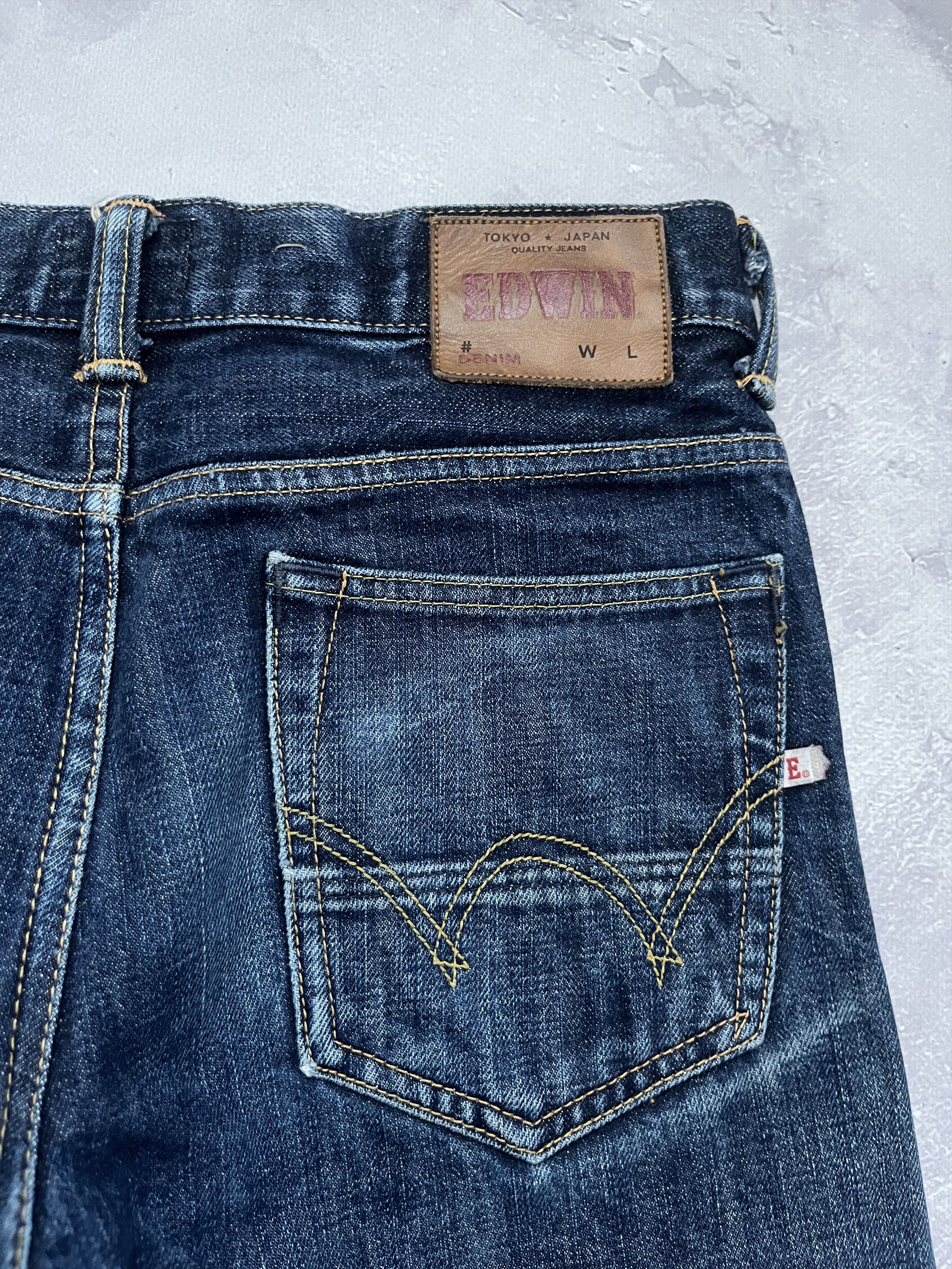 Edwin Vintage Edwin Selvedge Jeans Ed-71 Silm Fit Size 28x32 Blue Size US 28 / EU 44 - 18 Thumbnail