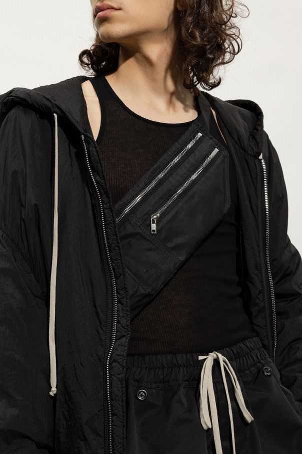 RICK OWENS DRKSHDW belt bag DA02B4427 black/ black NWT