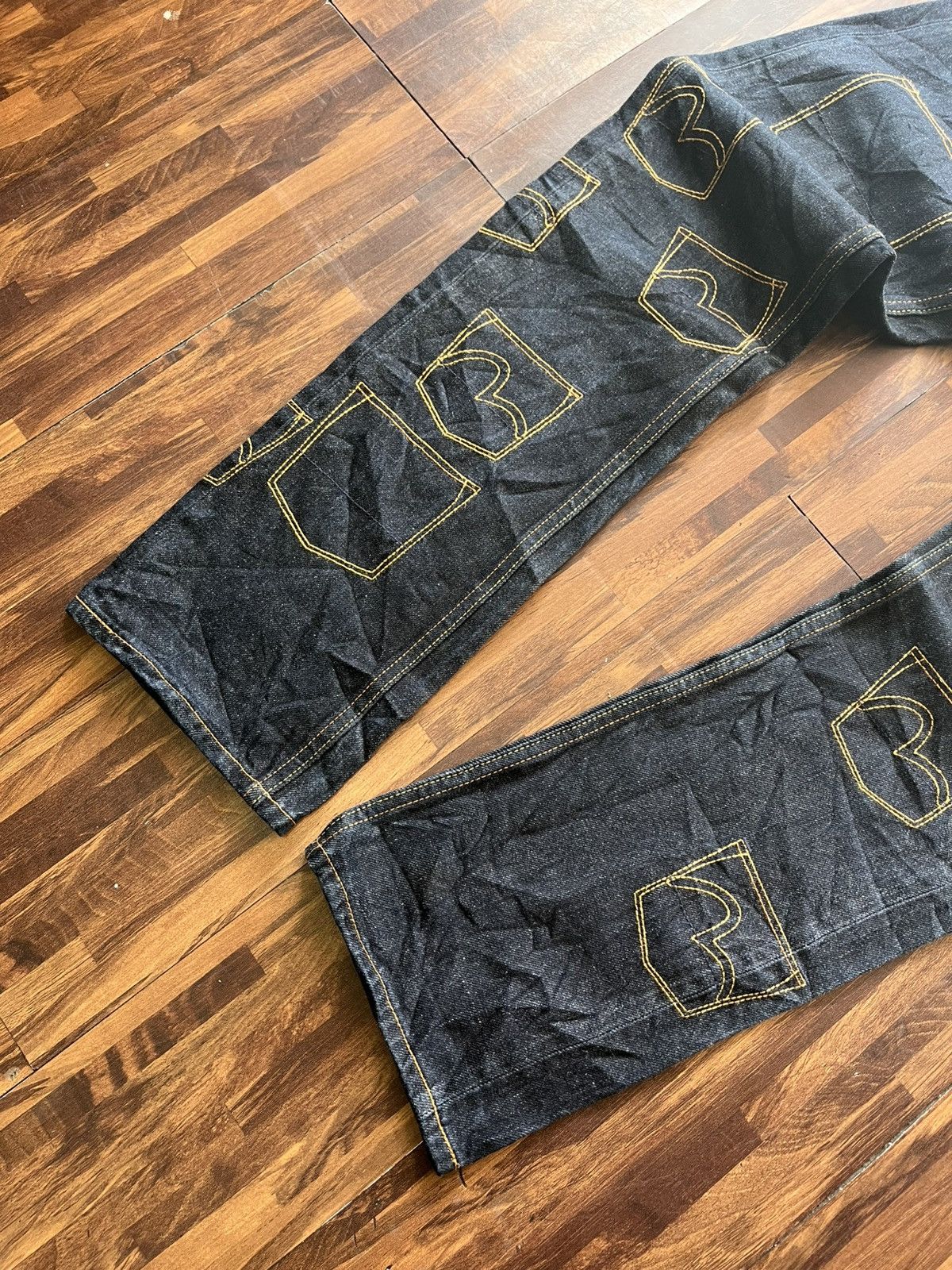 Evisu EVISU MULTI POCKET JEANS SELVEDGE Size US 30 / EU 46 - 8 Thumbnail