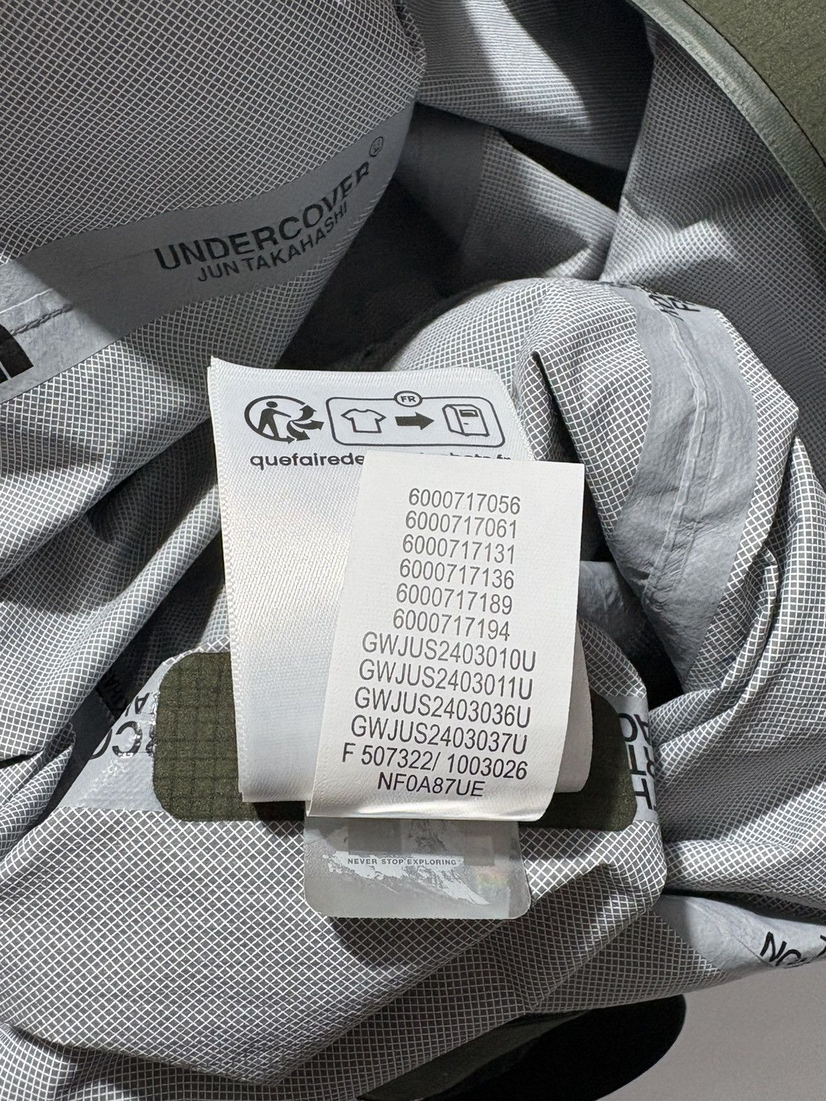 The North Face × Undercover THE NORTH FACE-UNDERCOVER SOUKUU HIKE PACKABLE LIGHT SHELL Size US S / EU 44-46 / 1 - 11 Thumbnail