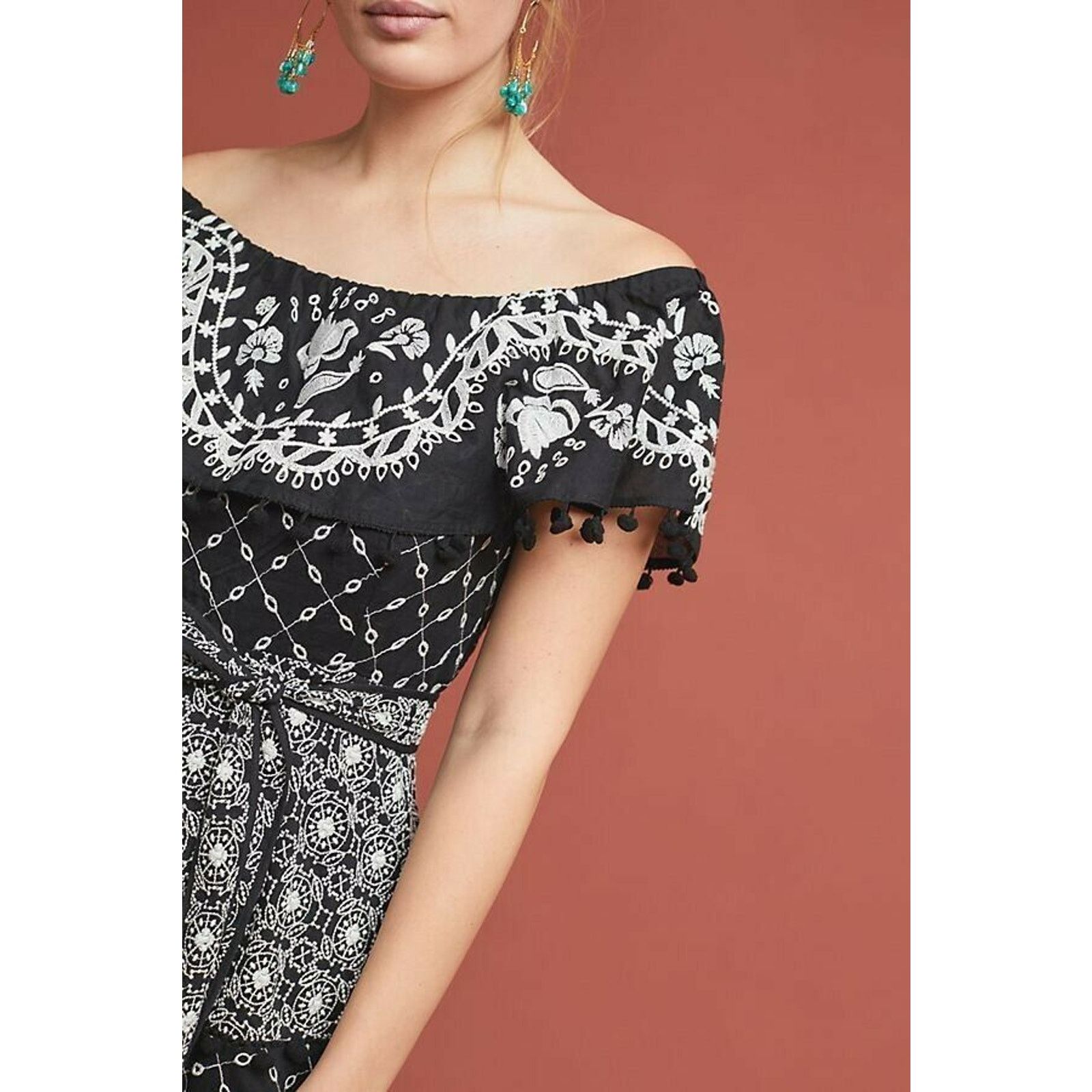 Anthropologie New Anthropologie Marisol off the shoulder dress $230 Size 4 Size S / US 4 / IT 40 - 3 Thumbnail