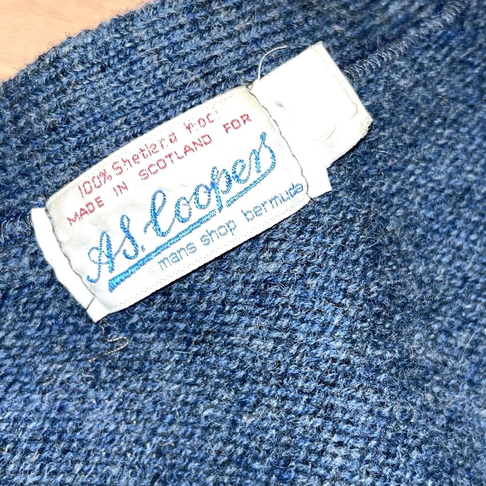 Vintage VINTAGE AS Cooper Wool Cardigan Sweater Long Sleeve Distressed Size Small Size S / US 4 / IT 40 - 4 Thumbnail