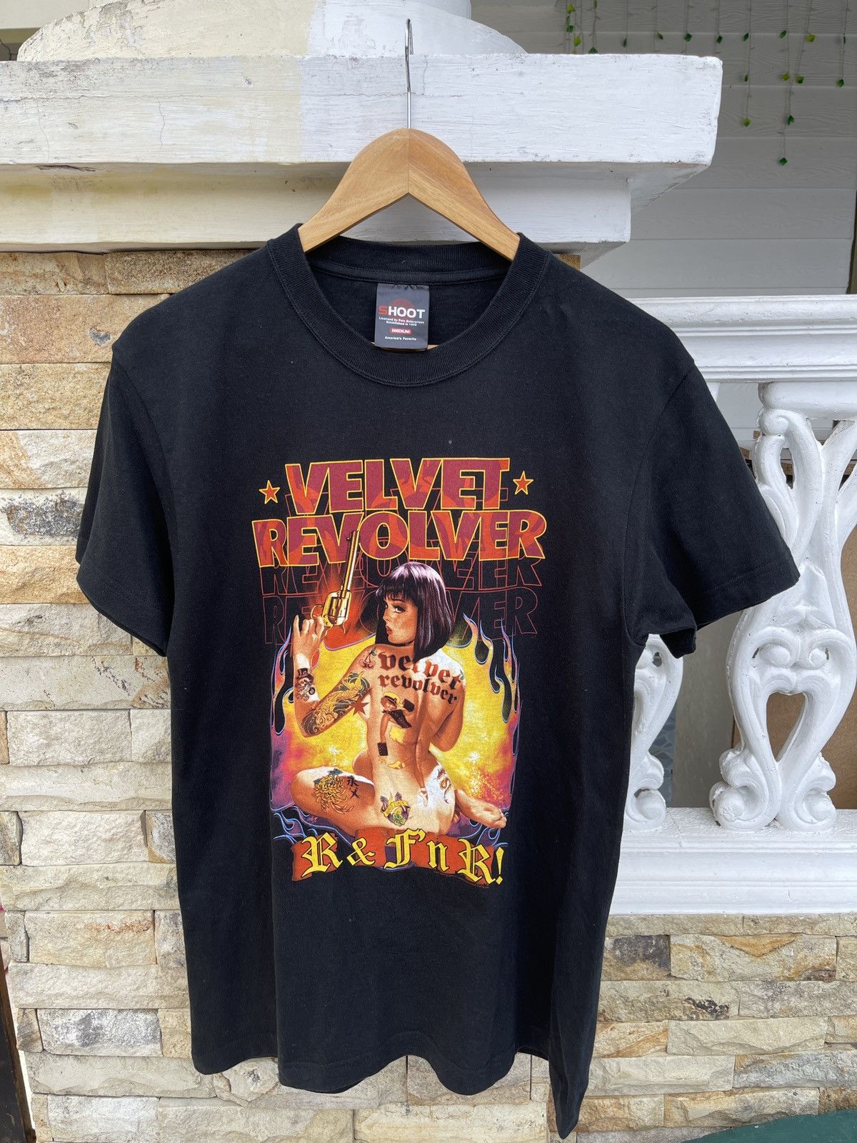 Band Tees Rare🔥Vintage y2k VELVET REVOLVER Sexy Girl T Shirt Size US M / EU 48-50 / 2 - 2 Thumbnail