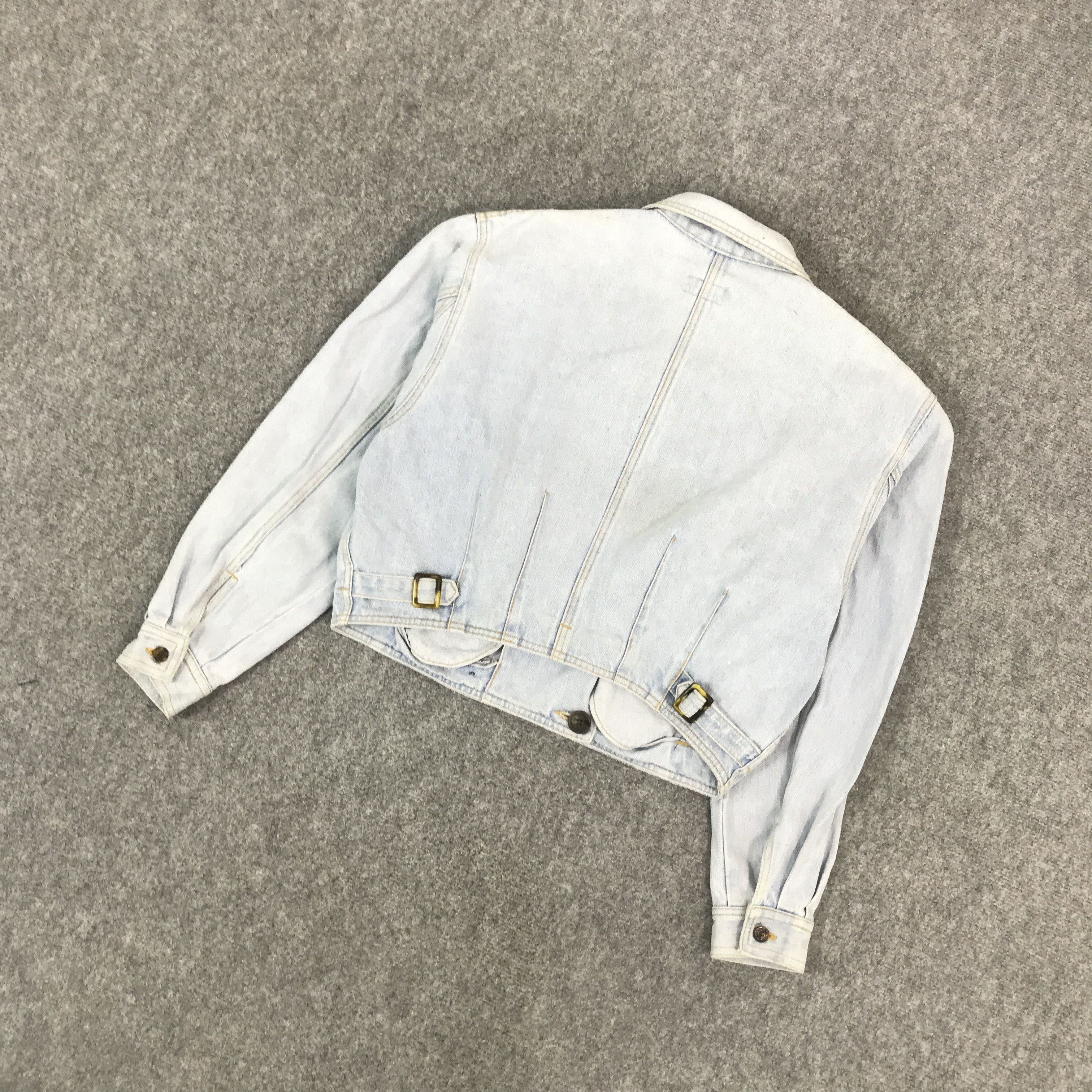 Designer × Japanese Brand JAPAN PANINARO DENIM LIGHT WASH CROPPED JACKET Size US L / EU 52-54 / 3 - 6 Thumbnail