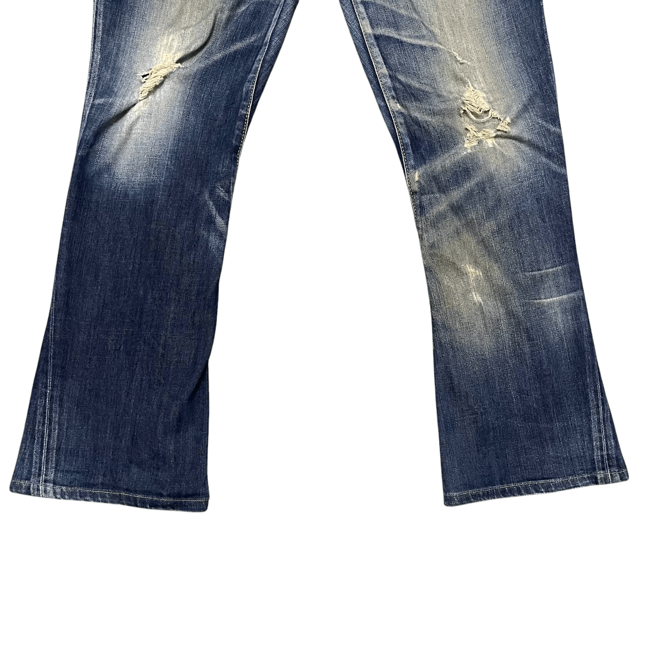 Edwin Vintage Edwin Blue Trip Flared Denim Jeans Size US 34 / EU 50 - 3 Thumbnail