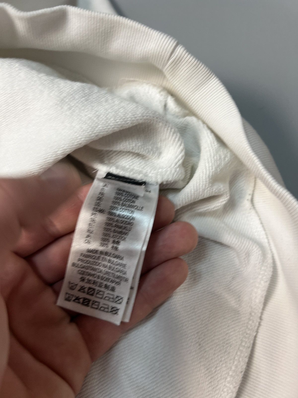 Diesel × Vintage Vintage Diesel white Hoodie Size US L / EU 52-54 / 3 - 8 Thumbnail