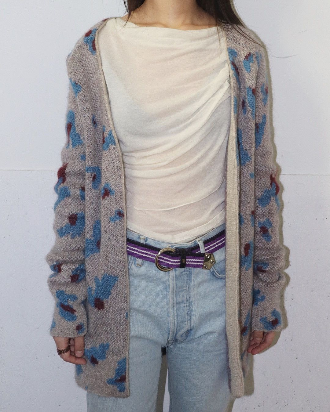 Balenciaga Balenciaga by Nicolas Ghesquiére AW07 Purple Canvas Belt Size ONE SIZE - 3 Thumbnail