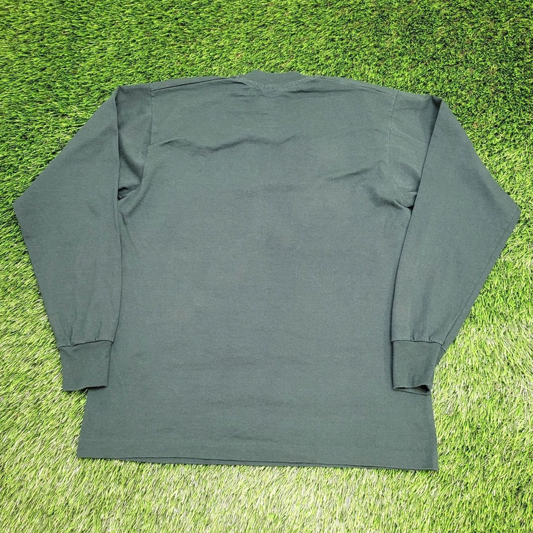 Fruit Of The Loom VINTAGE Beaver-Dam Wrestling Shirt M/L Green 21x26 Graphic Tee Men Size US L / EU 52-54 / 3 - 2 Thumbnail