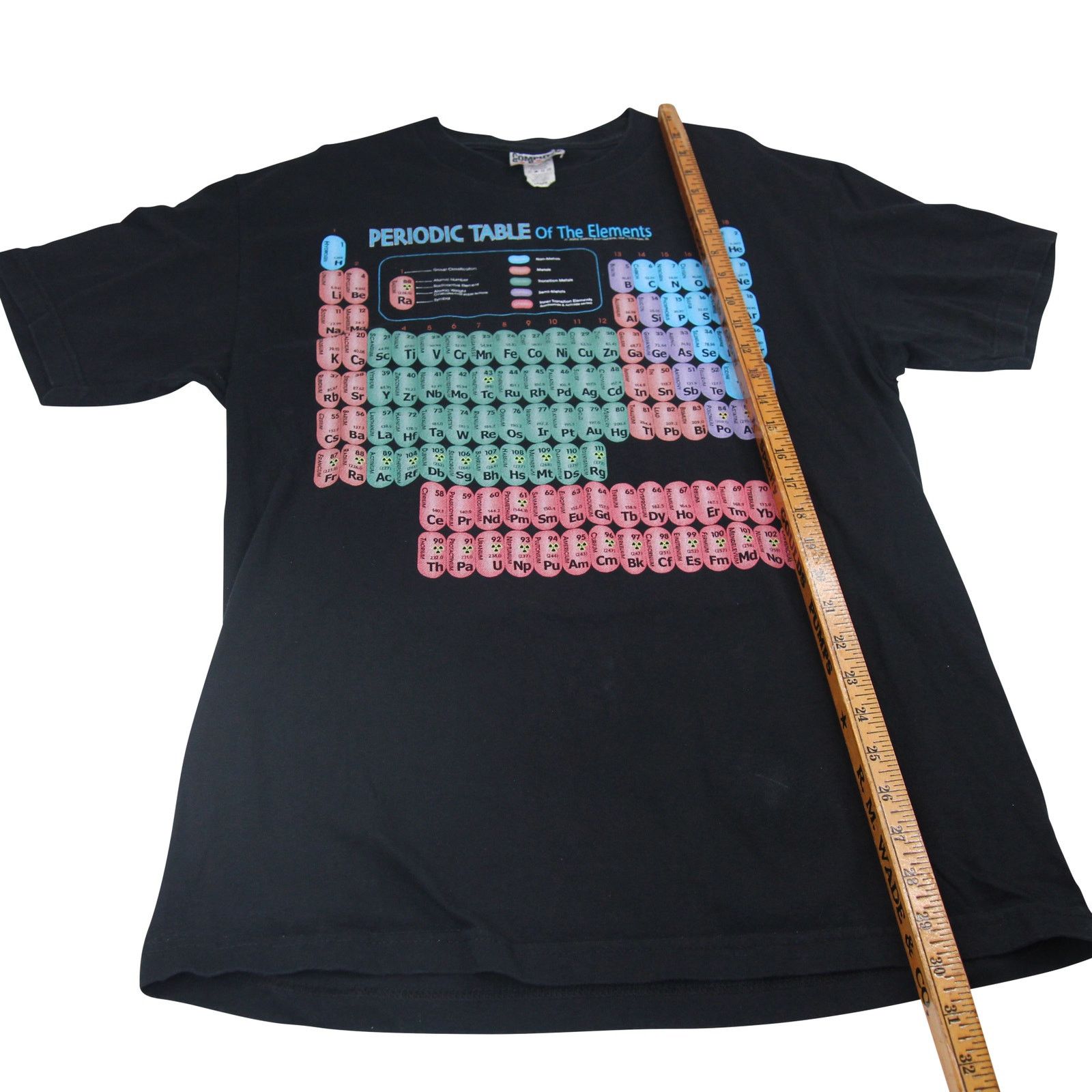 Vintage Vintage Periodic Table of Elements Graphic T Shirt Size US L / EU 52-54 / 3 - 5 Thumbnail