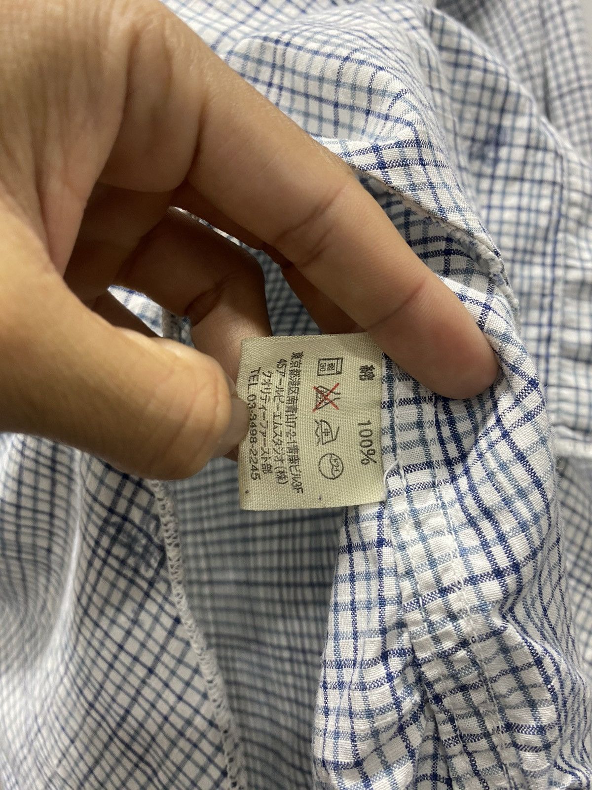 45rpm × Japanese Brand Sick☠️ 45rpm Plaid Shirt 90s like Hysteric made in Japan Size US S / EU 44-46 / 1 - 7 Thumbnail