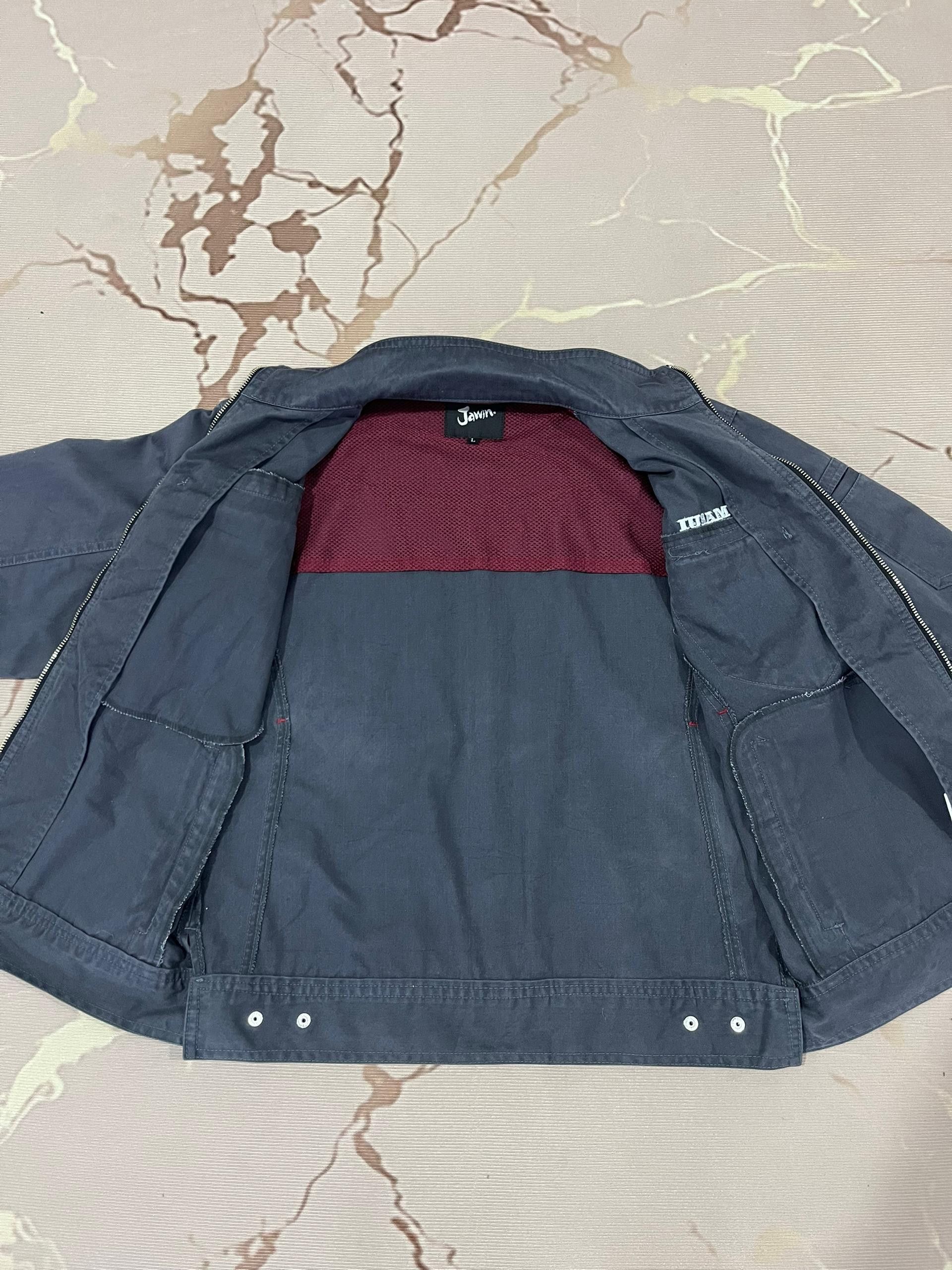 Japanese Brand Jawin Japanese Workwear Navy Zip Jacket Size US M / EU 48-50 / 2 - 5 Thumbnail
