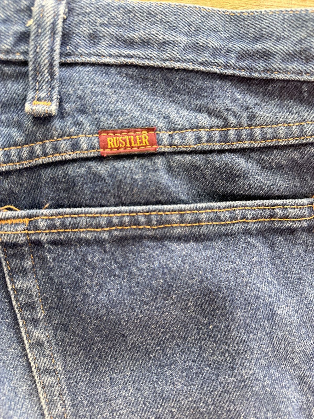 Rustler Vintage Rustler Denim Jeans 40x30 | Made in Mexico | Baggy Size US 40 / EU 56 - 3 Thumbnail