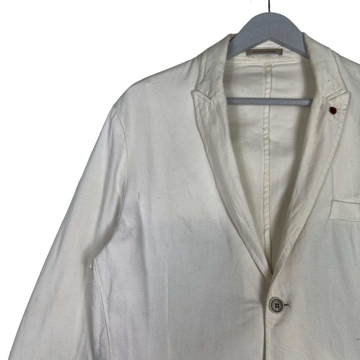 Other 🔥 JEY COLE MAN COTTON BLAZER JACKET MAN MADE IN ITALY Size US S / EU 44-46 / 1 - 7 Thumbnail