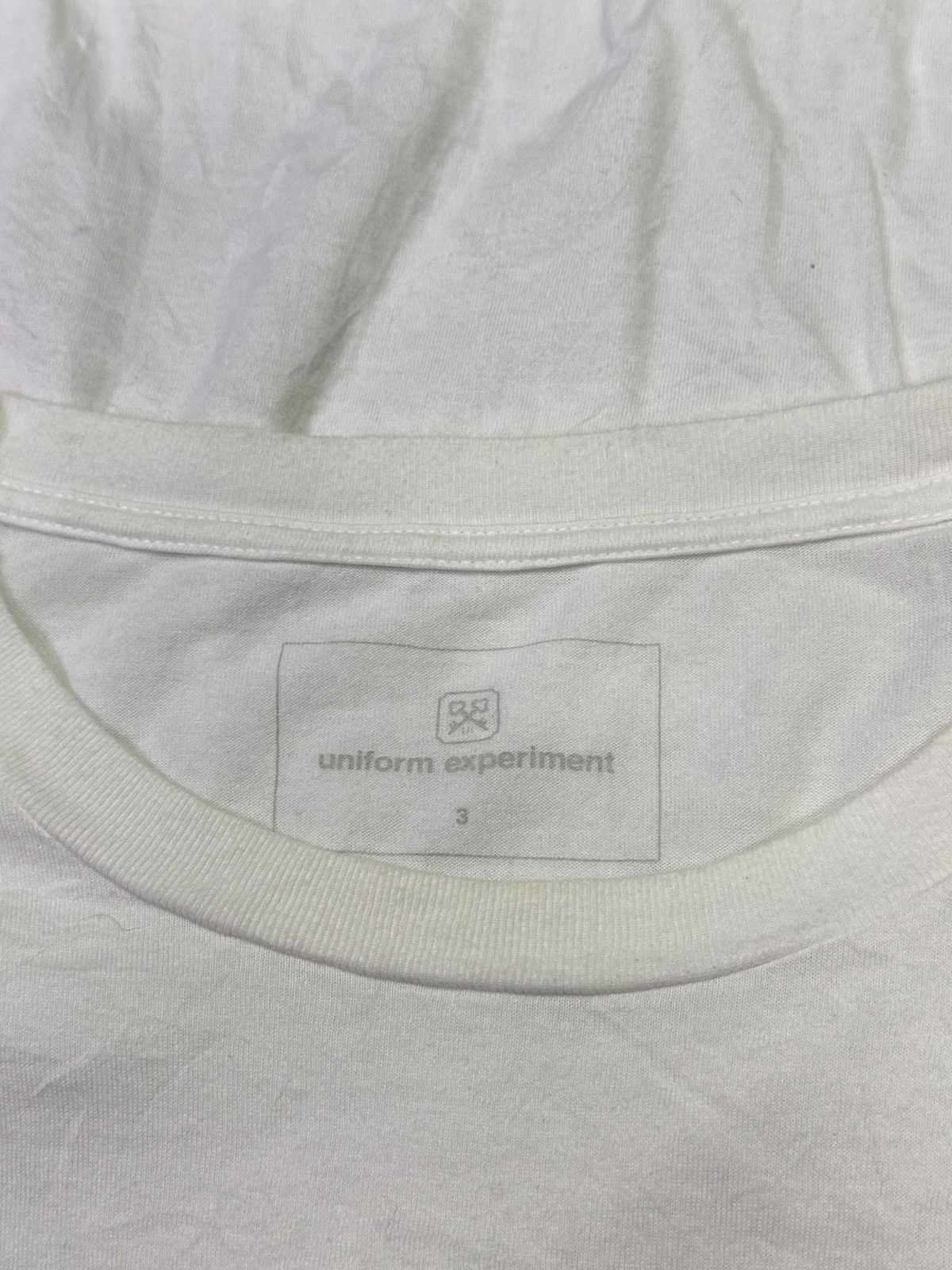 Designer × Japanese Brand × uniform experiment 💥Japanese Brand💥 Uniform Experiment White Tee 💥 Size US L / EU 52-54 / 3 - 12 Thumbnail