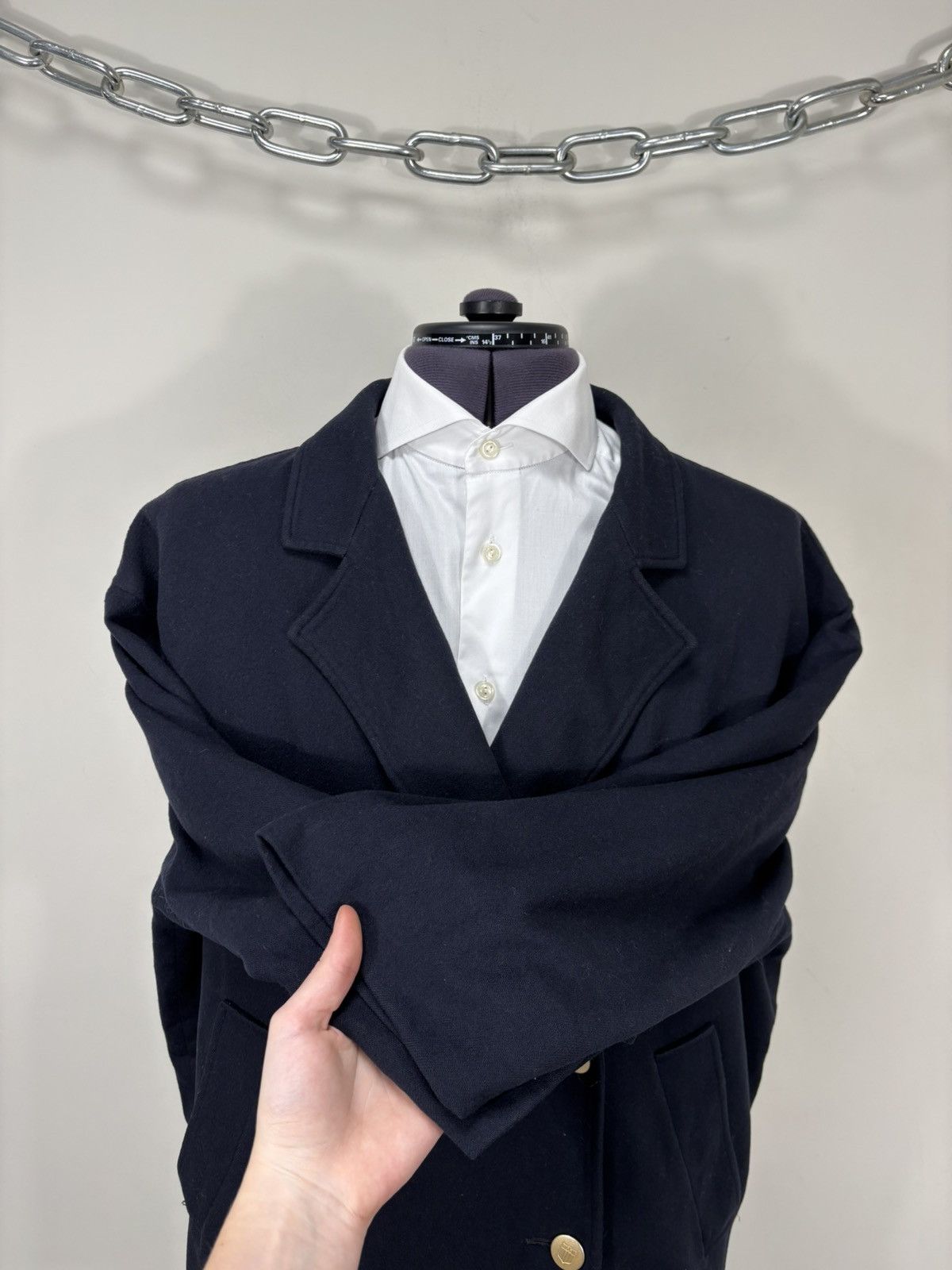 Valentino Vintage Valentino 1980s Wool Cashmere Double Breasted Coat Size US M / EU 48-50 / 2 - 7 Thumbnail