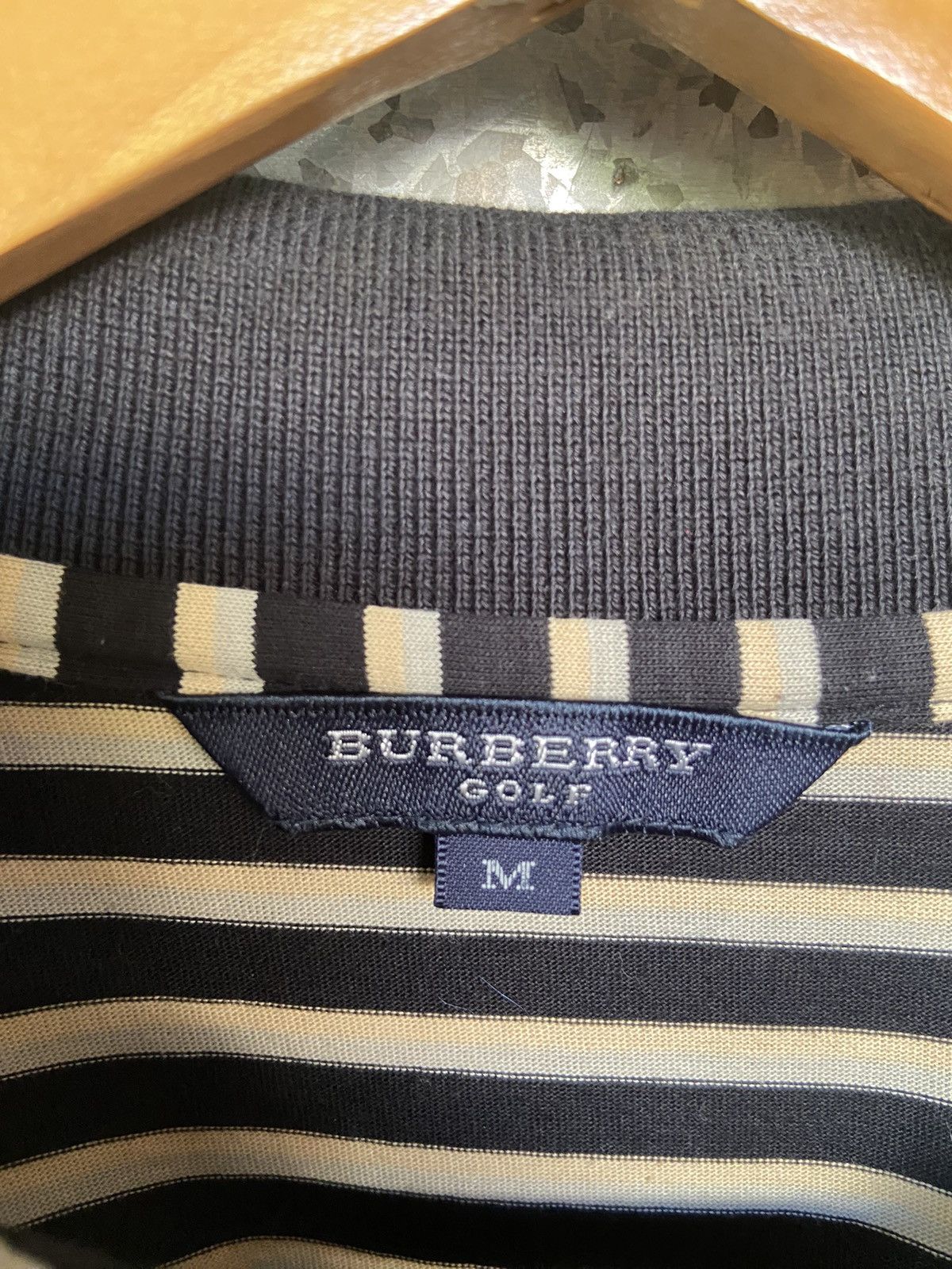 Burberry 🔥 Burberry golf long Sleeve t-shirt stripes Size US M / EU 48-50 / 2 - 5 Thumbnail