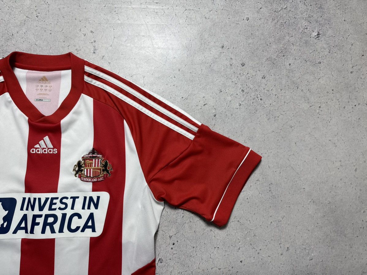 Adidas Adidas FC Sunderland 2012/2013 Vintage Soccer Jersey Size US M / EU 48-50 / 2 - 3 Thumbnail