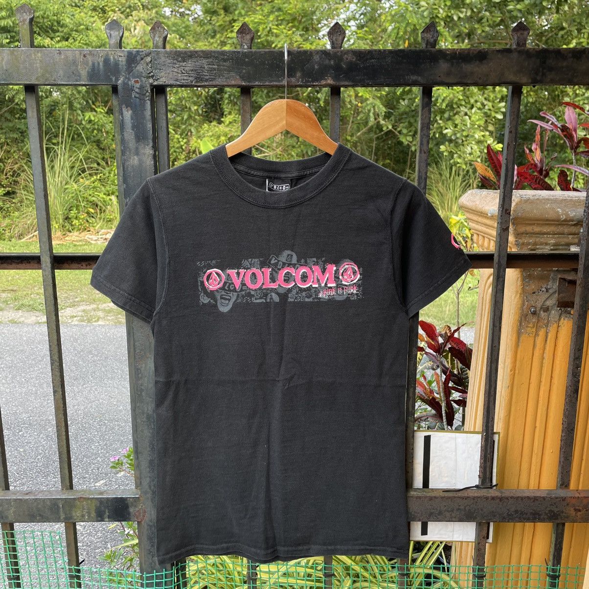 Volcom 🔥Vintage 00s Volcom Punk Is Pink Skateboard Tee Size US S / EU 44-46 / 1 - 1 Thumbnail