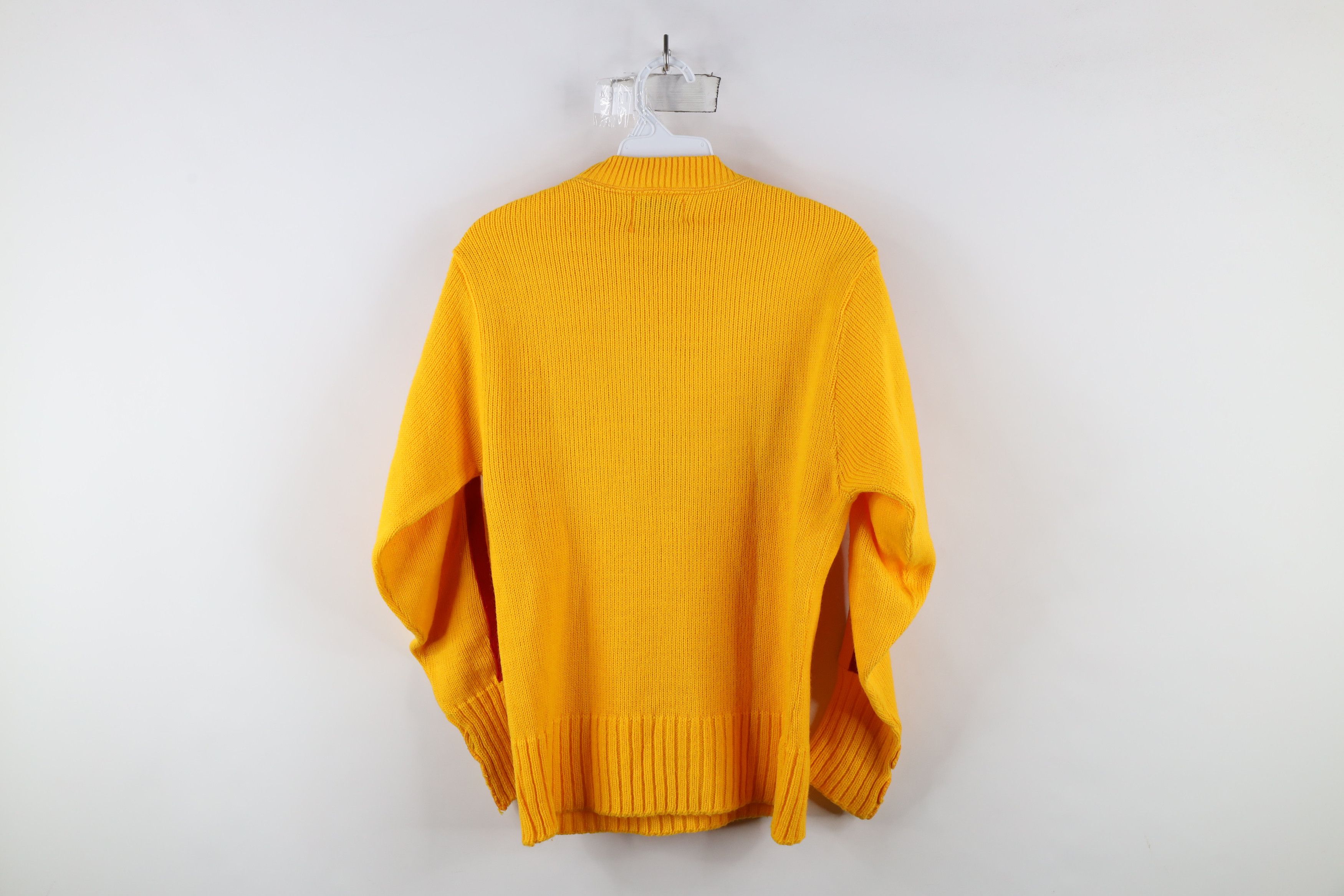 Vintage Vintage 70s Streetwear Knit Cheerleader Varsity Sweater USA Size XS / US 0-2 / IT 36-38 - 8 Thumbnail