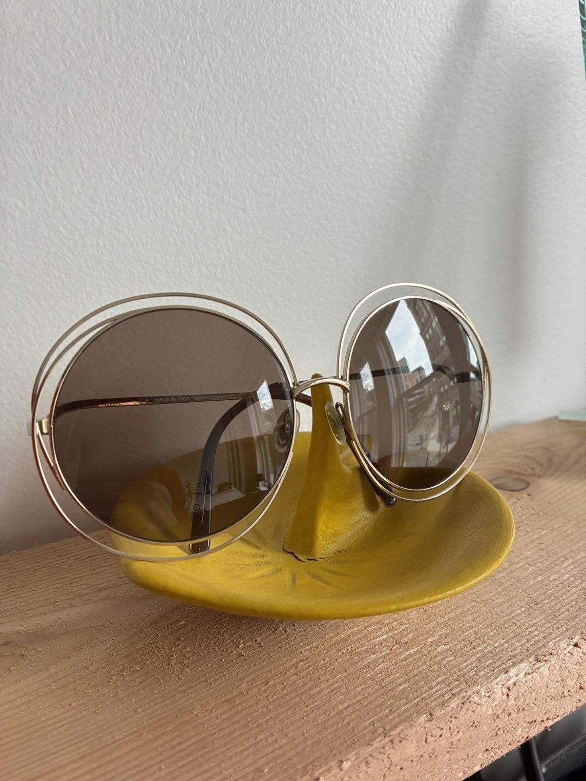 Chloe CHLOE Oversized Round ‘Carlina’ Sunglasses Size ONE SIZE - 10 Thumbnail