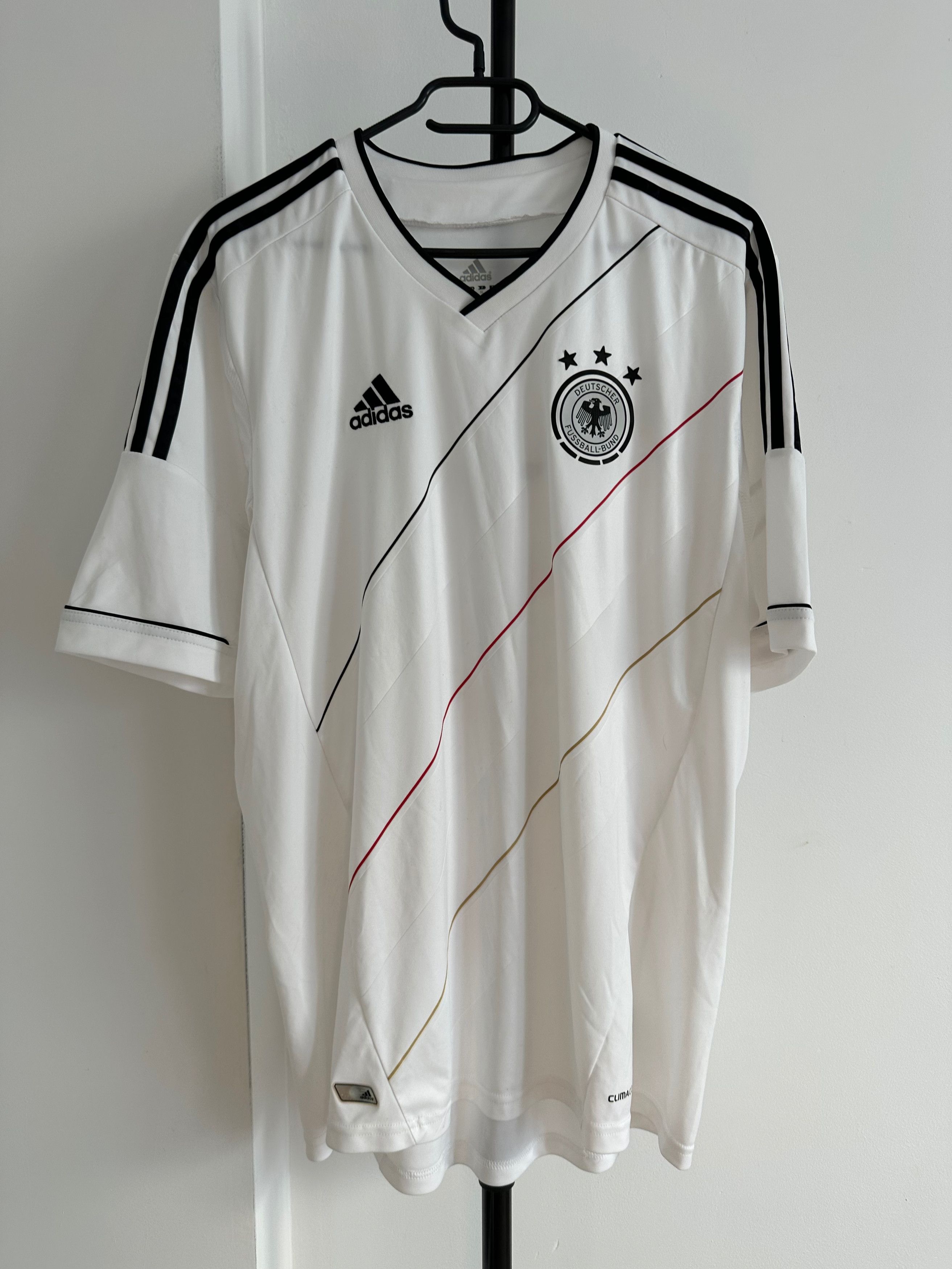 Adidas 2012 Adidas Germany National Home soccer jersey Size US XL / EU 56 / 4 - 1 Thumbnail