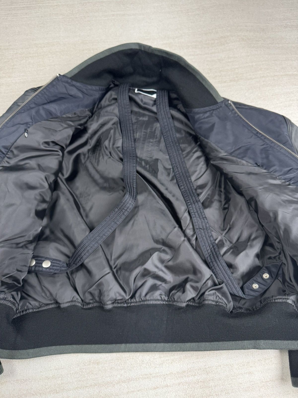 PHINGERIN Trim leather bomber jacket Size US L / EU 52-54 / 3 - 13 Thumbnail