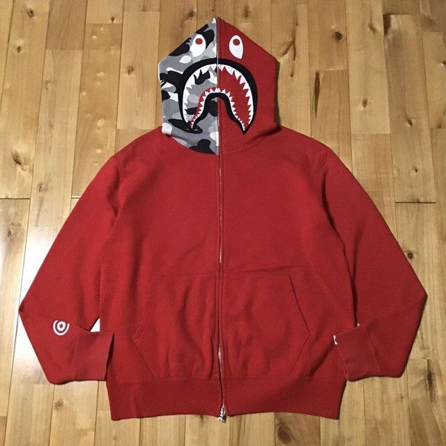 Bape × Nigo 🔥NFS limited🔥 BAPE camo Shark full zip hoodie a bathing ape Size US M / EU 48-50 / 2 - 1 Thumbnail