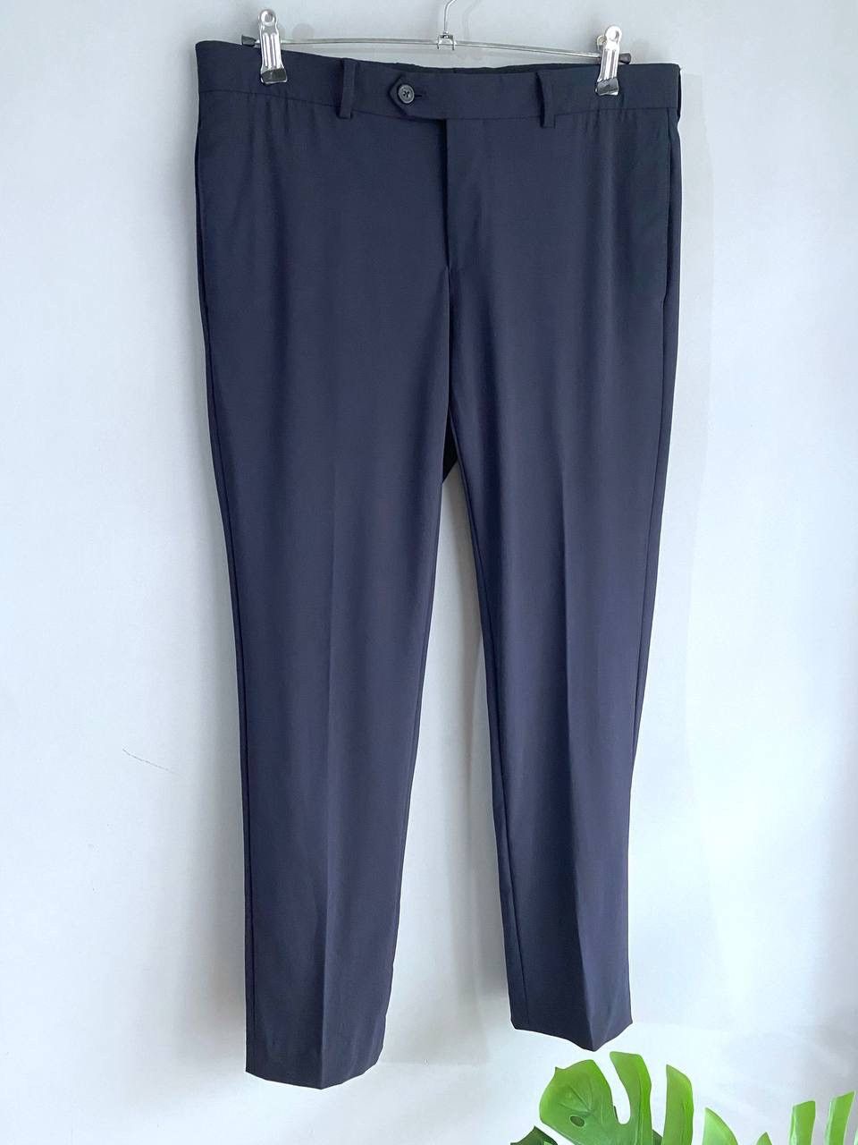 Emporio Armani Emporio Armani Navy Virgin Wool Slim Fit Men's Suit Size 48 Size 48S - 17 Thumbnail