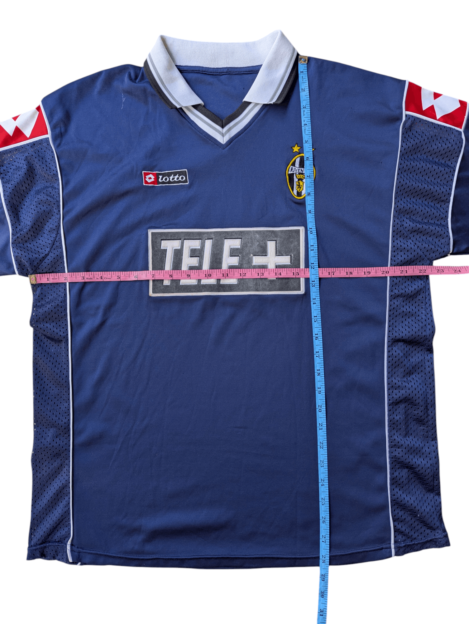 Other Lotto Juventus 2000/01 Away Football Shirt Jersey Size US L / EU 52-54 / 3 - 5 Thumbnail
