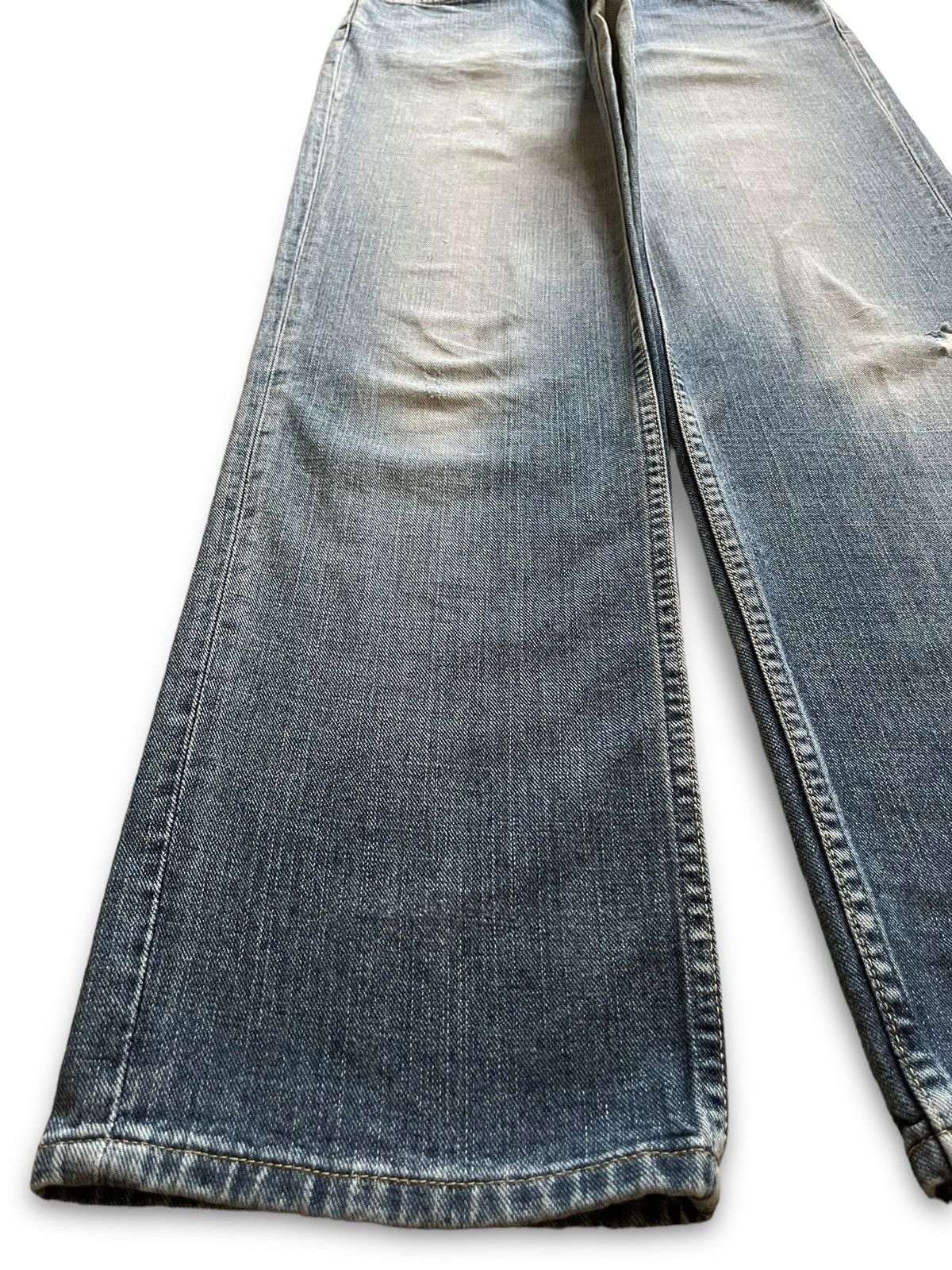 Levi's × Levi's Vintage Clothing Vintage 90s Levis 533 Faded Wash Distressed Loose Jeans Size US 32 / EU 48 - 6 Thumbnail