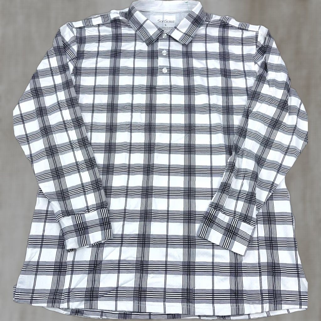 Under Armour Under armour Polo Shirt Men L White Plaid Performance Golf UPF 50 Adult Regular Short Description: N/A Size US L / EU 52-54 / 3 - 1 Thumbnail