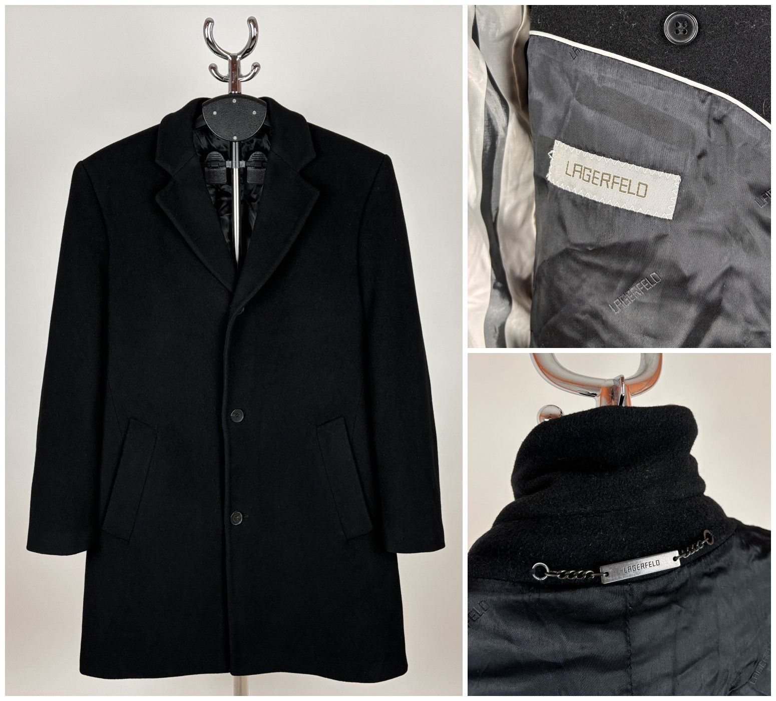 Karl Lagerfeld Karl Lagerfeld Wool Cashmere Blend Coat EU 50 / US 40 Size US M / EU 48-50 / 2 - 1 Thumbnail