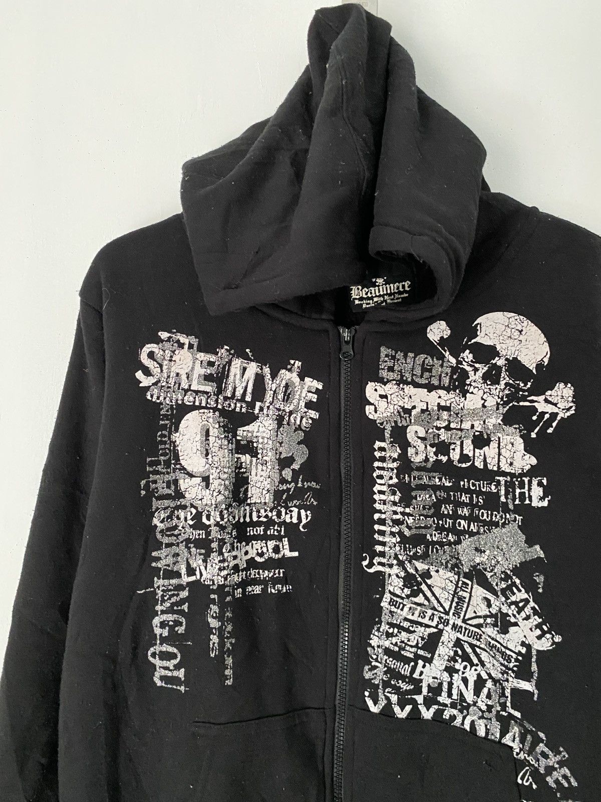 14th Addiction × If Six Was Nine × Le Grande Bleu (L.G.B.) 2000s Beaumere gothic poem hoodie Size US L / EU 52-54 / 3 - 3 Thumbnail