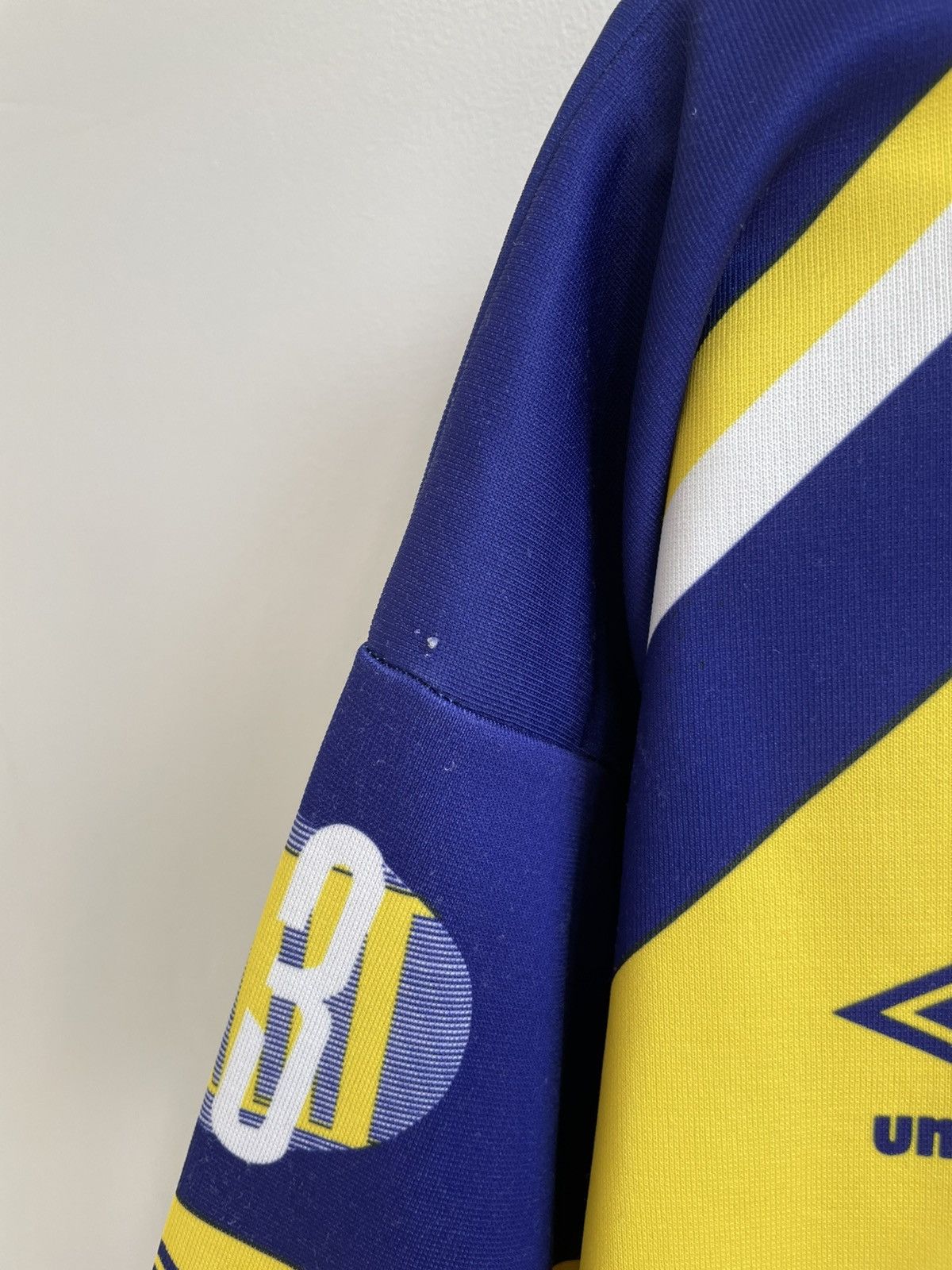 Vintage Leeds Rhinos RLFC 1990 1991 Umbro Rugby Jersey Shirt Size US M / EU 48-50 / 2 - 7 Thumbnail