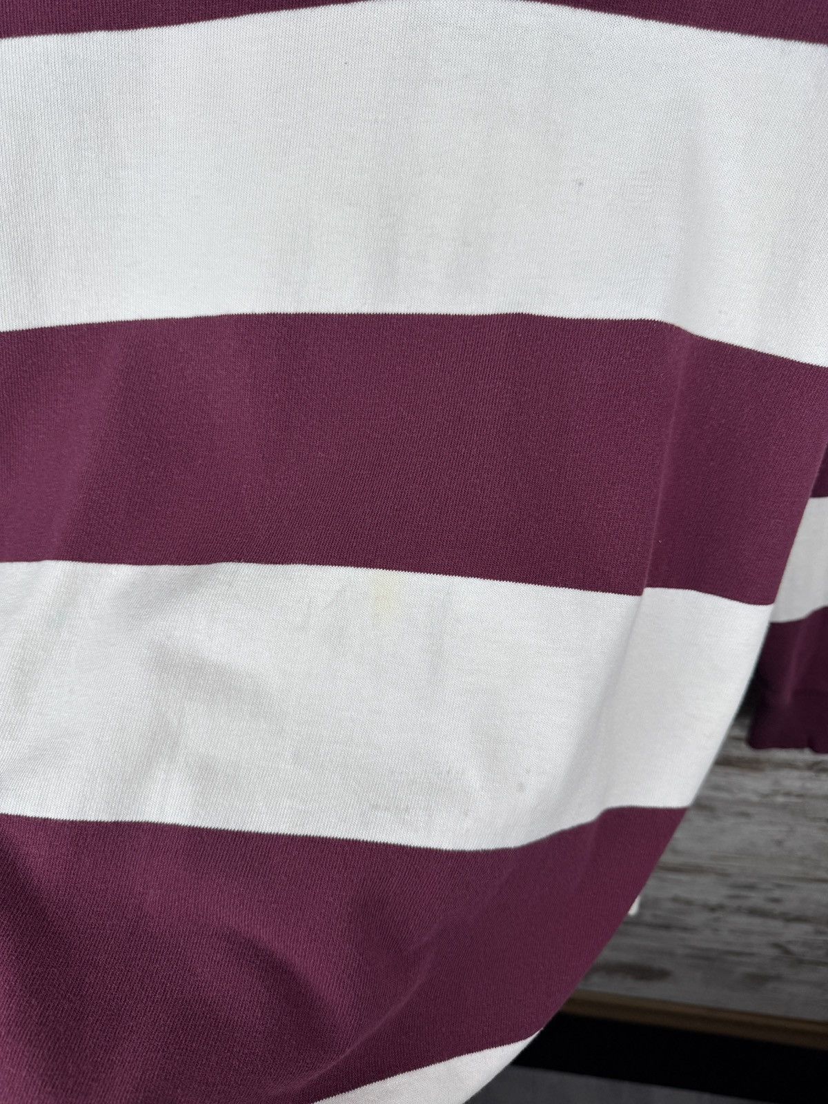 Polo Ralph Lauren Mens Vintage Polo Ralph Lauren rugby sweatshirt striped OG Size US L / EU 52-54 / 3 - 8 Thumbnail