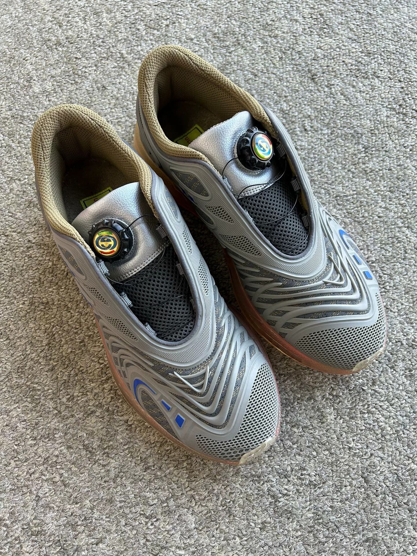 Gucci Gucci Men's Gray Casual Sneakers Size US 9.5 / EU 42-43 - 1 Thumbnail