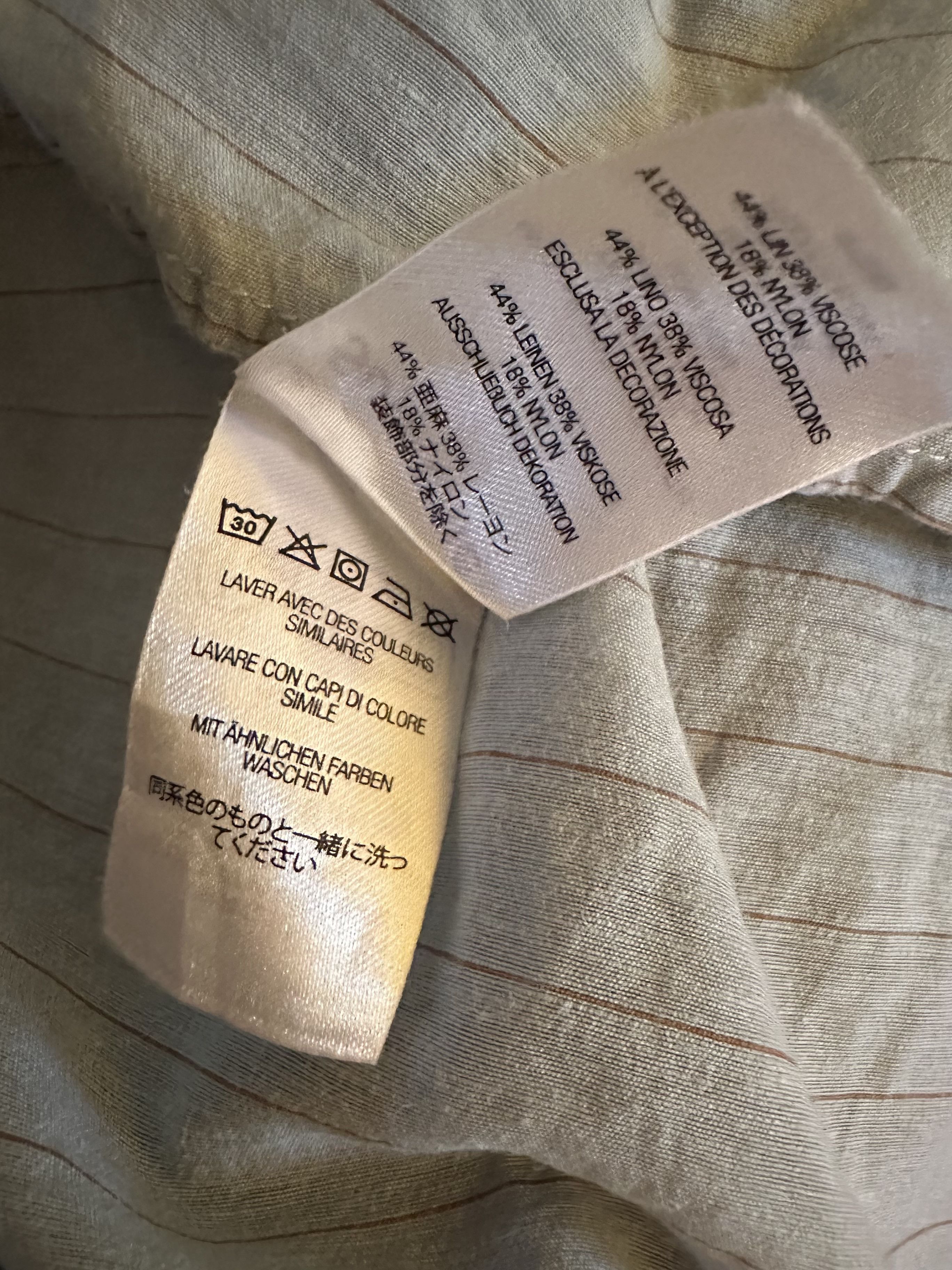 Supreme Supreme Pinstripe Linen Shirt SS2023 Size US L / EU 52-54 / 3 - 9 Thumbnail