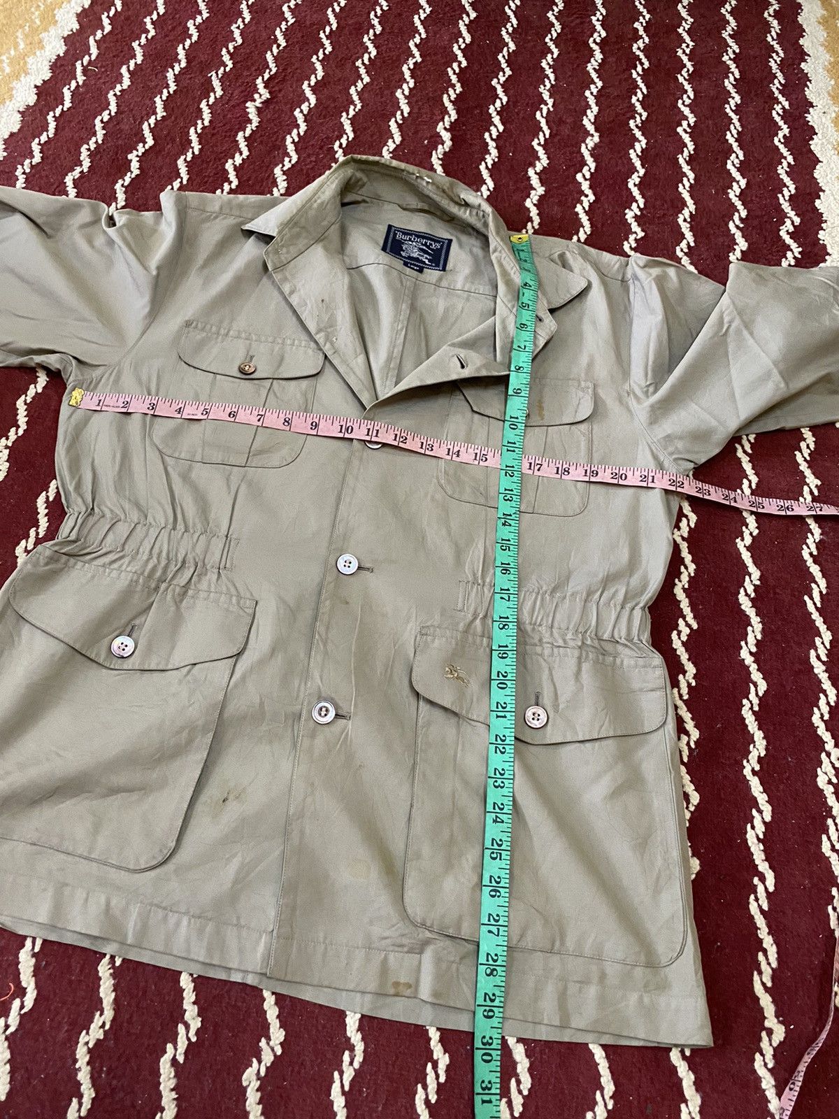 Burberry × Designer BURBERRY WOMEN JACKET MILITARY MULTIPOCKET Size L / US 10 / IT 46 - 11 Thumbnail