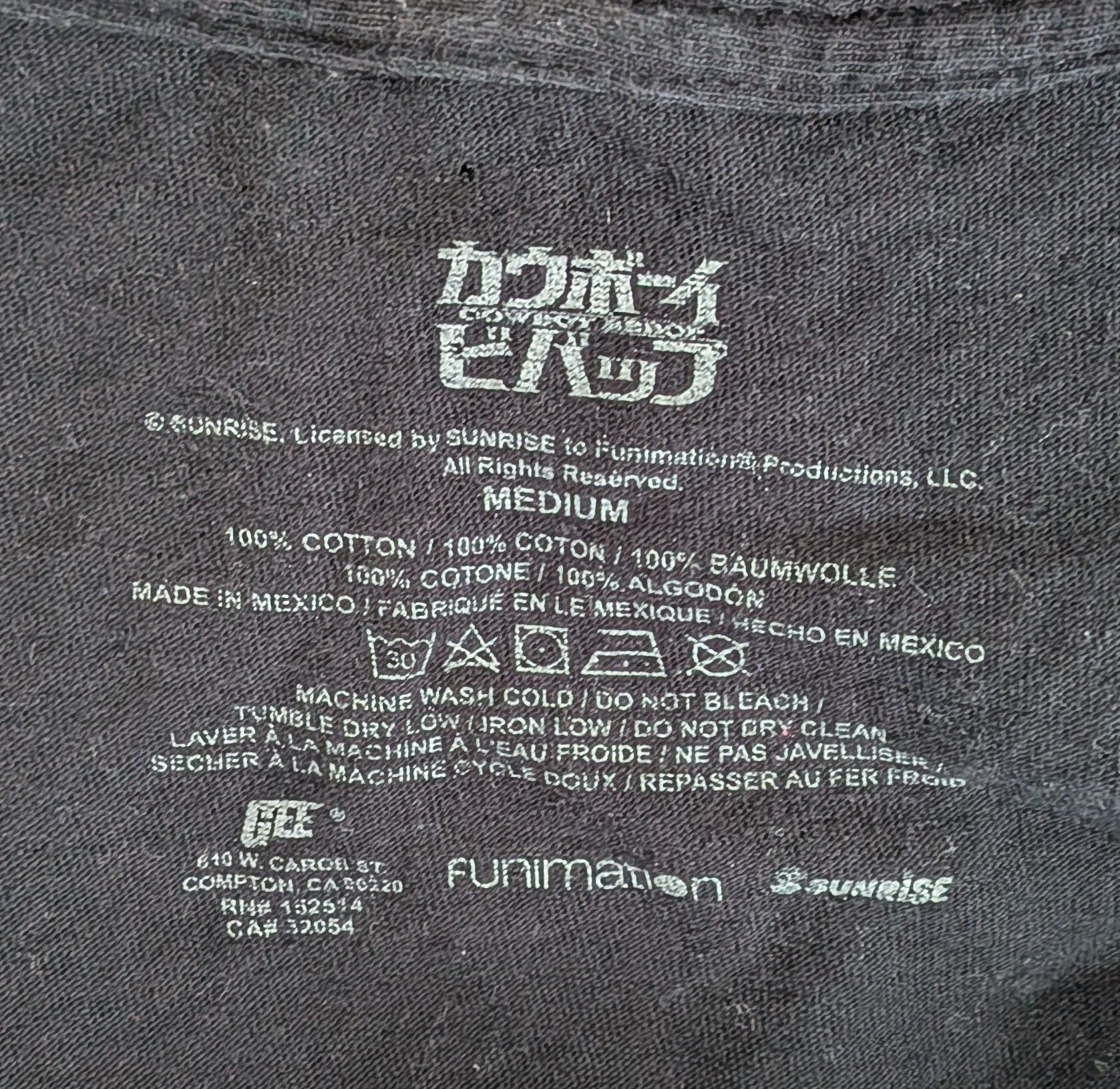 Other Cowboy Bebop unisex graphic tee shirt size M Size US M / EU 48-50 / 2 - 6 Thumbnail