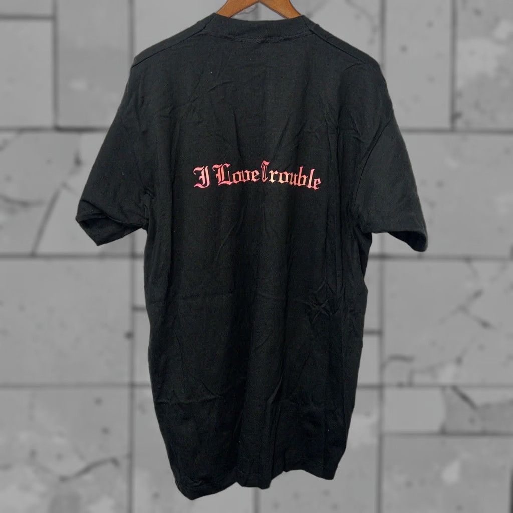 Fruit Of The Loom VINTAGE Fruit Of The Loom Wisconsin USA Stitch T-Shirt Mens 2XL Black Short Sleeve Shirt Adult Mens Size US XXL / EU 58 / 5 - 1 Thumbnail