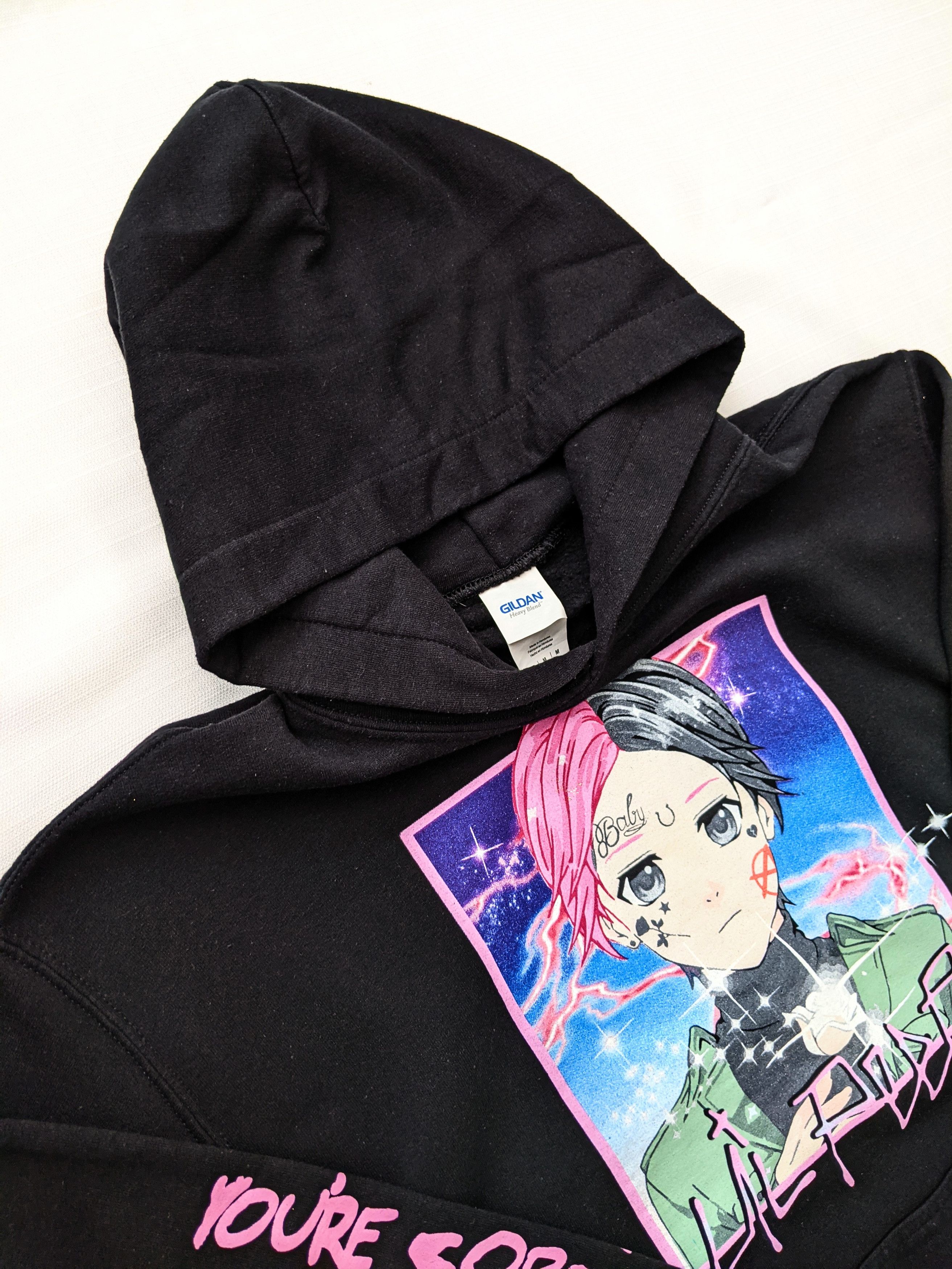 Gildan Vintage Lil Peep Gilden hoodie Size US M / EU 48-50 / 2 - 3 Thumbnail