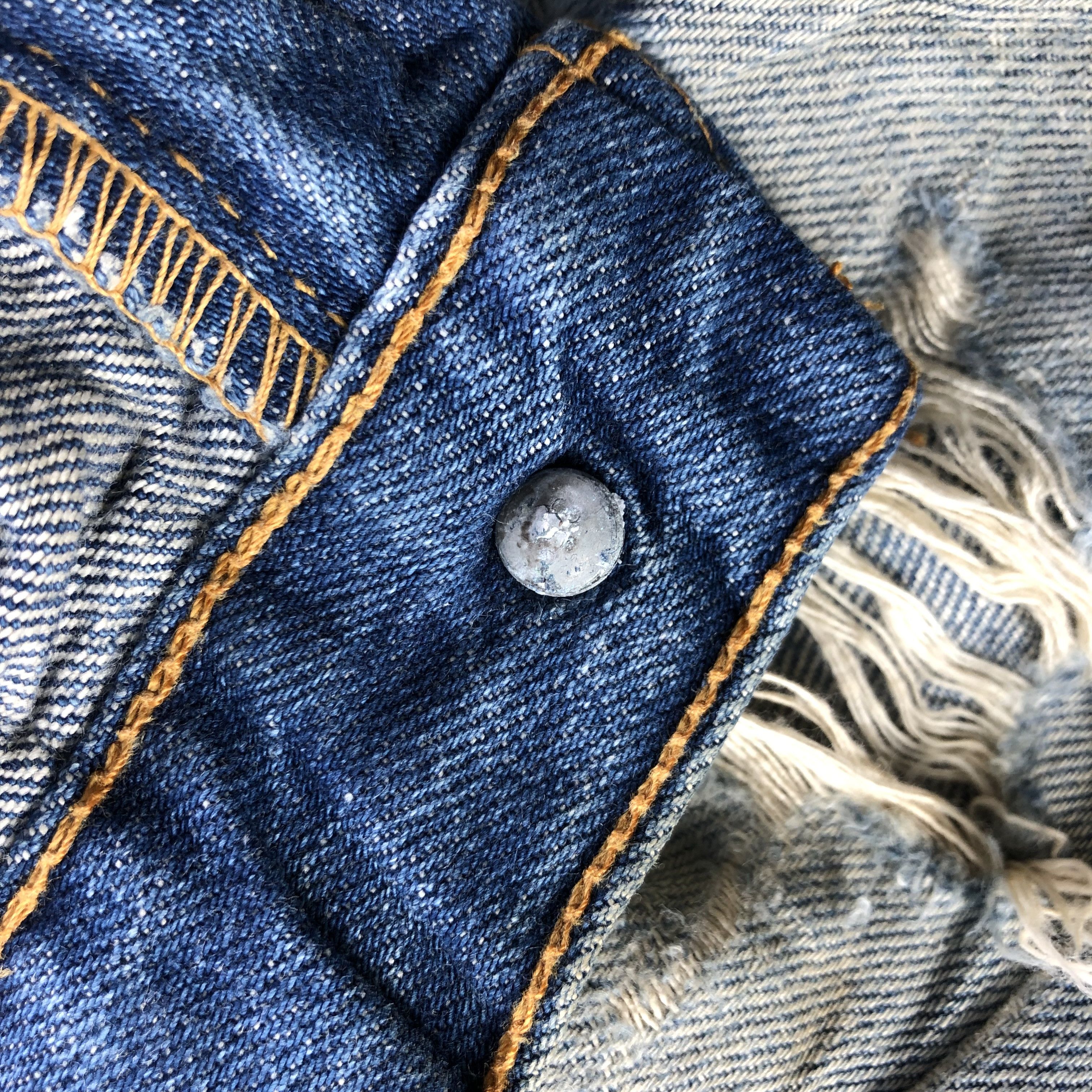 Levi's Vintage Blue Wash Levis 505 Jeans-J3588 Size 31" - 9 Thumbnail